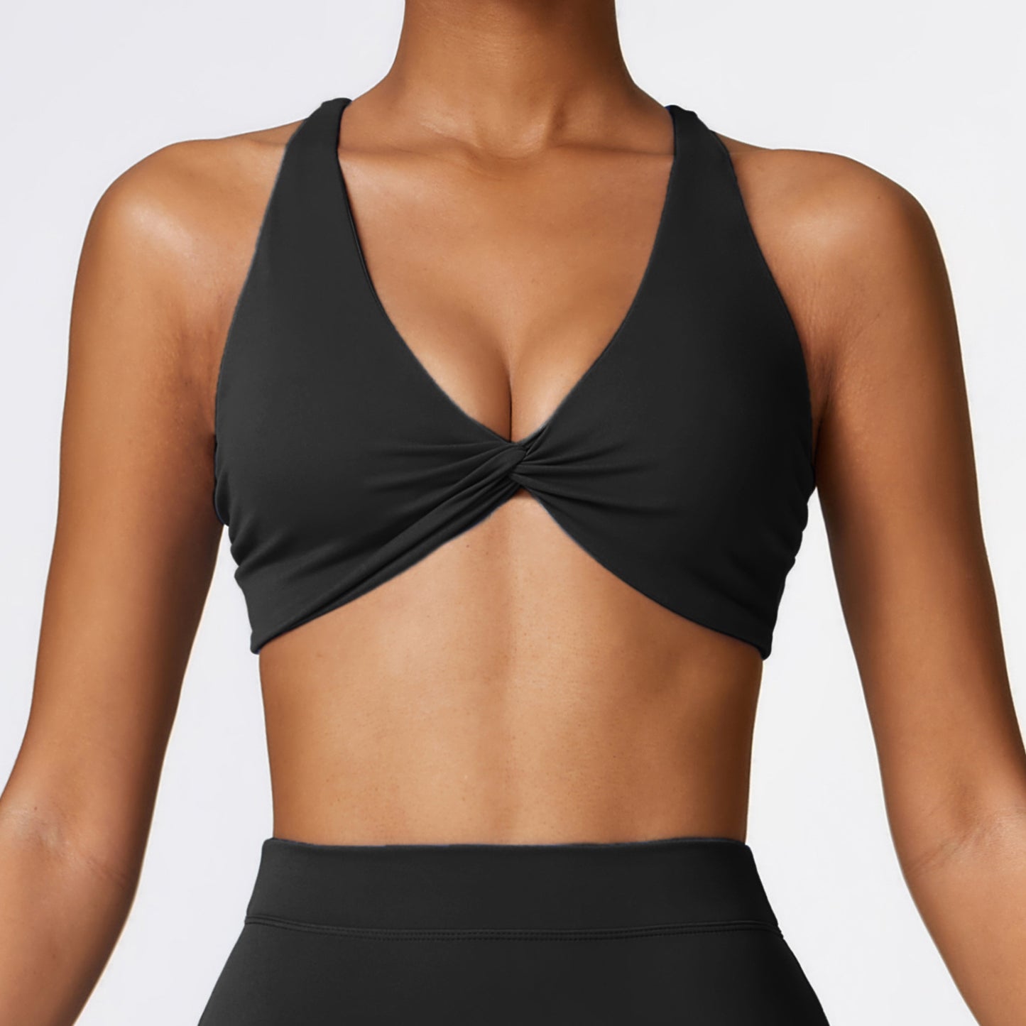 Tight Twisted Quick Drying Yoga Top