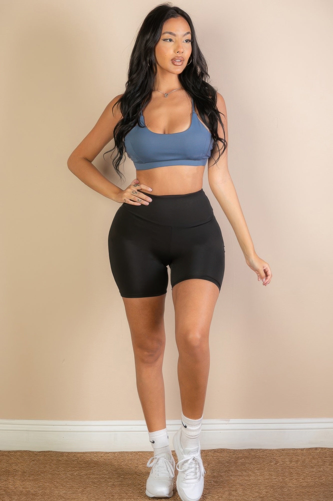 Racerback Cutout Sports Bra  Shop One Place