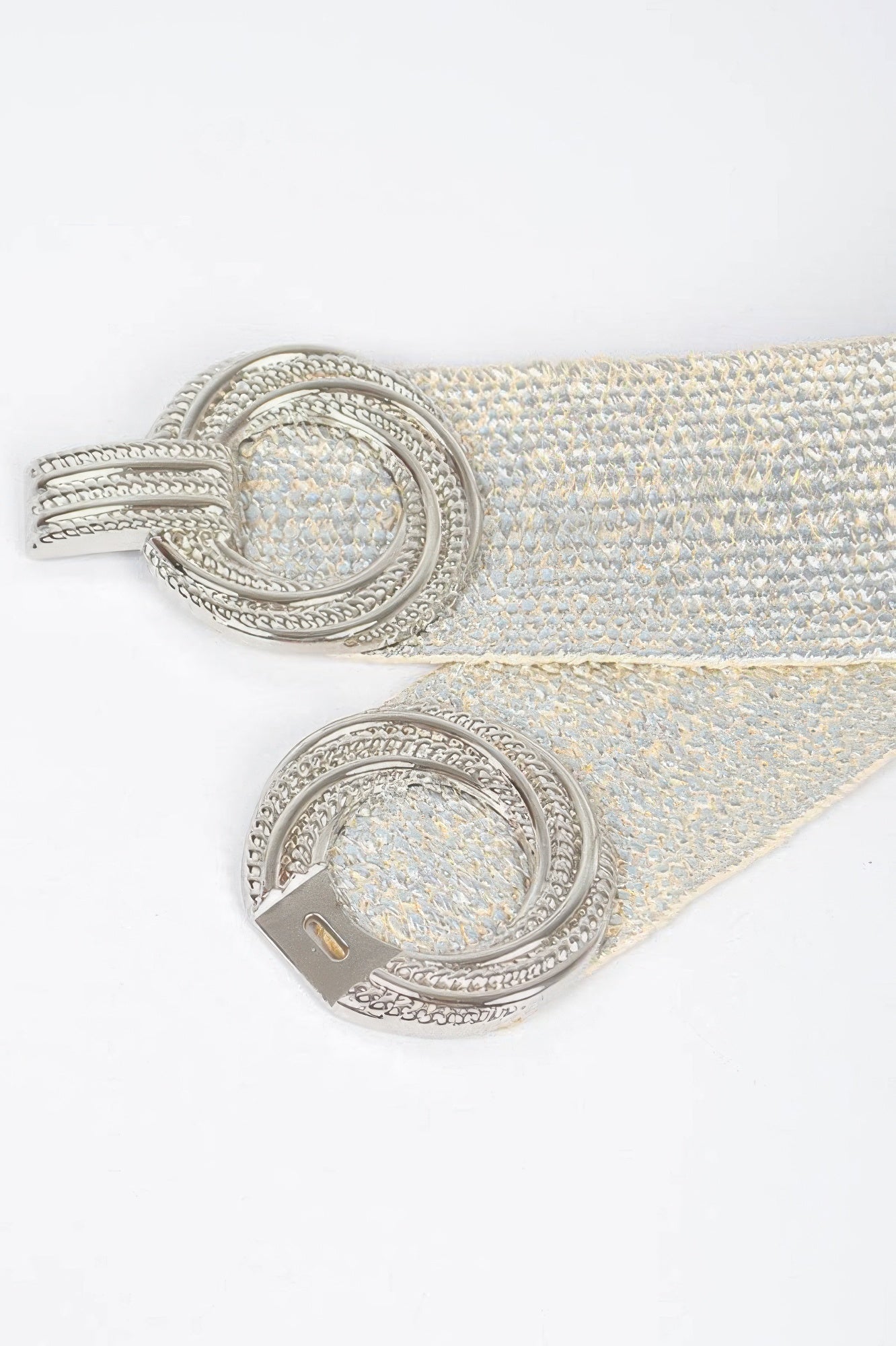 Double Metal Buckle Elastic Belt  Shop One Place