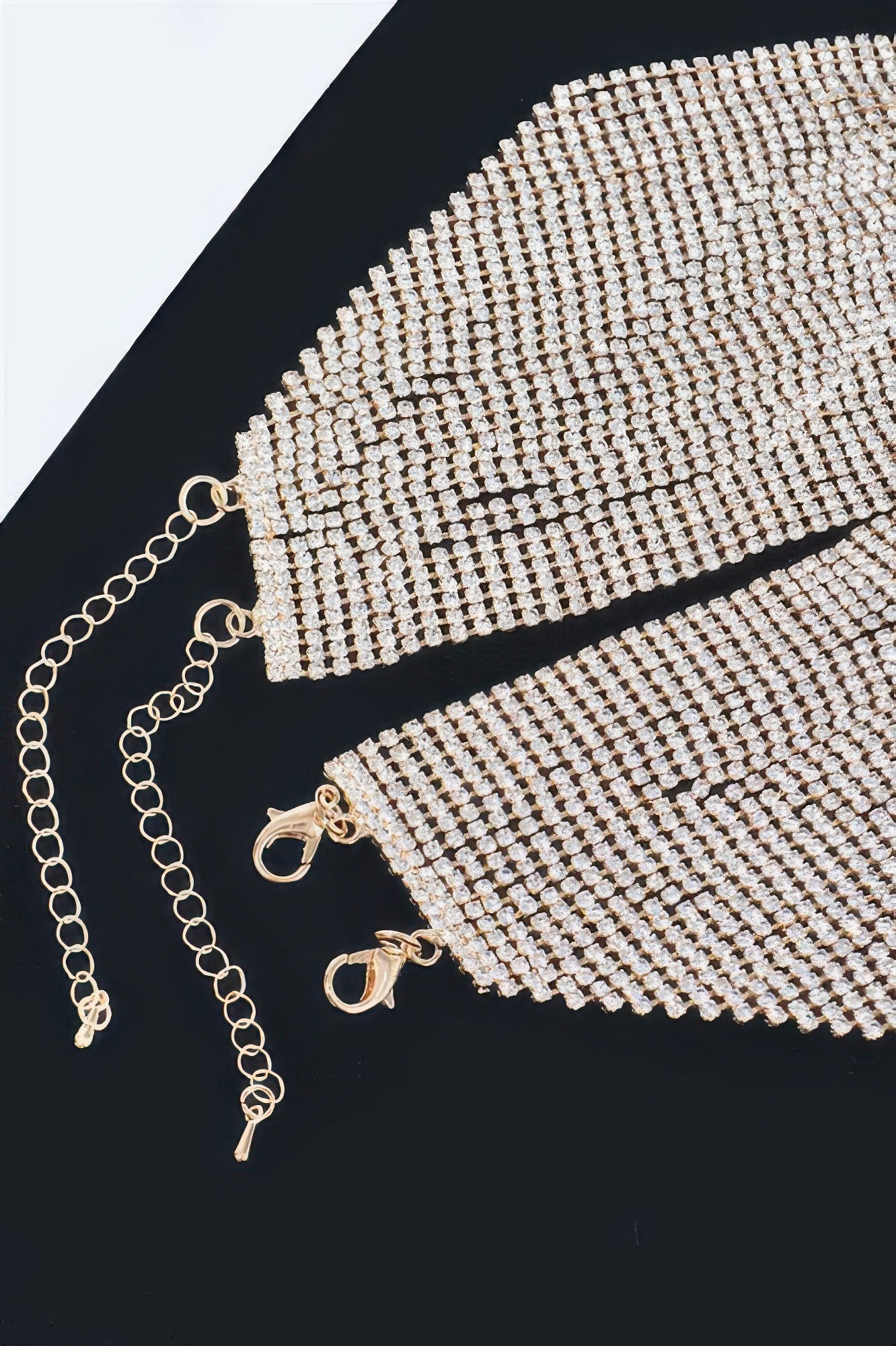 Multi Layered Rhinestone Necklace  Shop One Place