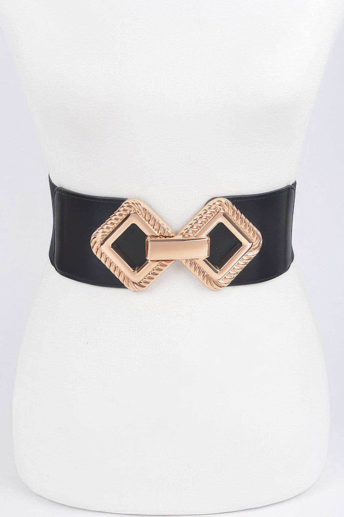 Big Metal Buckle Stretch Plus Size Belt  Shop One Place