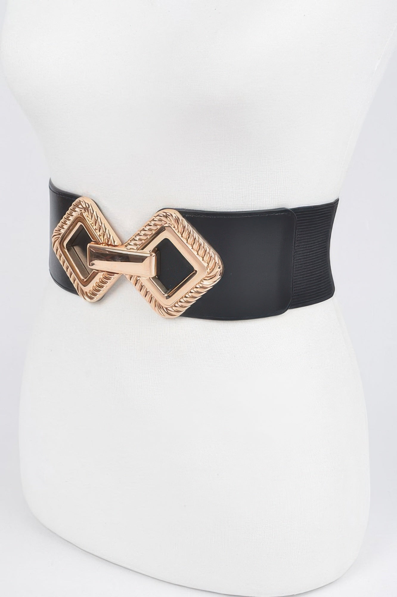Big Metal Buckle Stretch Plus Size Belt  Shop One Place