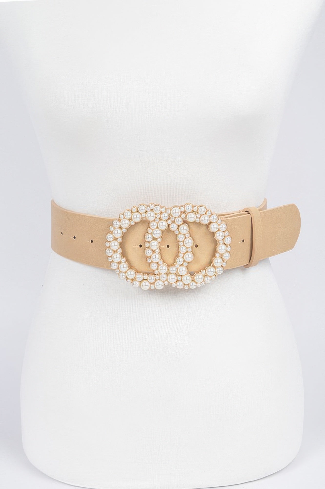 Pearl Double O Ring Belt  Shop One Place