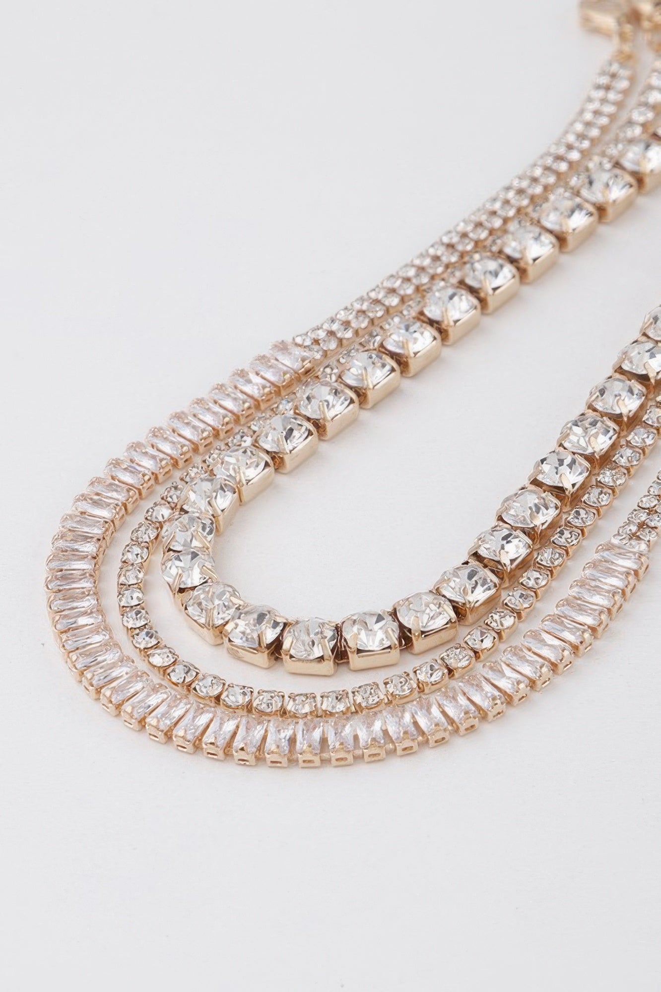 Triple Jewel Choker Necklace  Shop One Place