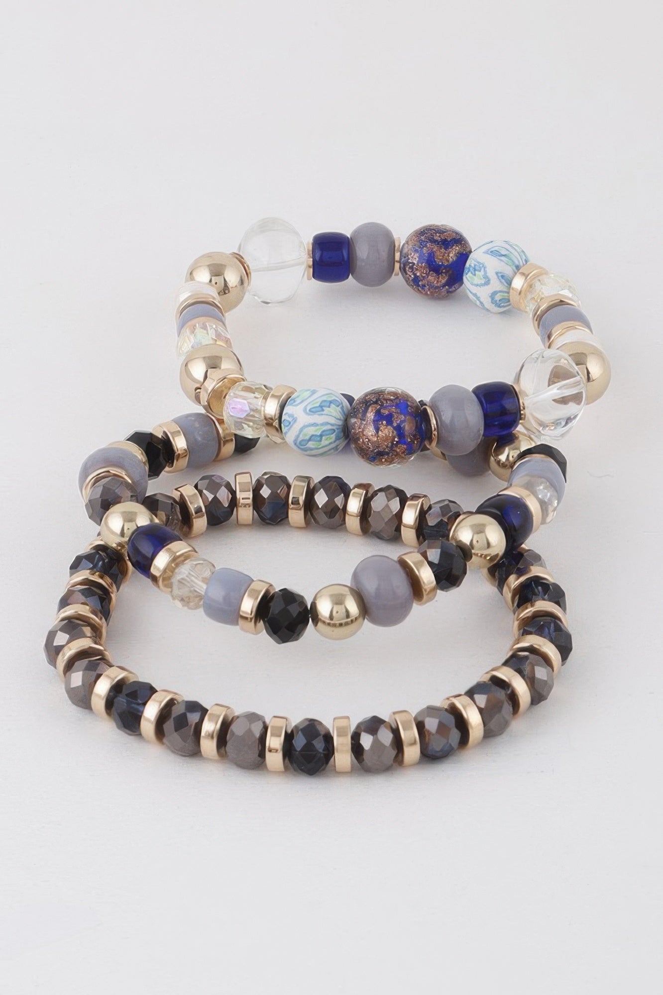 Multi Stone N Bead Bracelets  Shop One Place