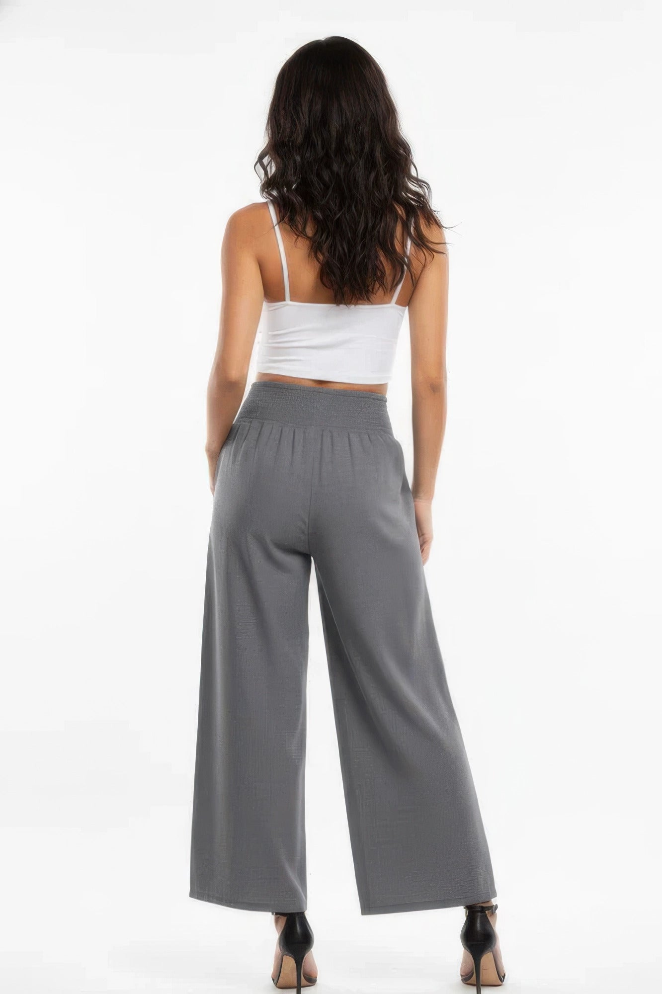 Lightweight High-waisted Wide-leg Lounge Pants  Shop One Place