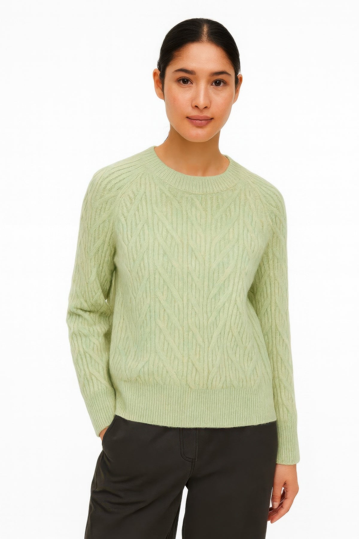 Women's Braid Cable Knit Sweater