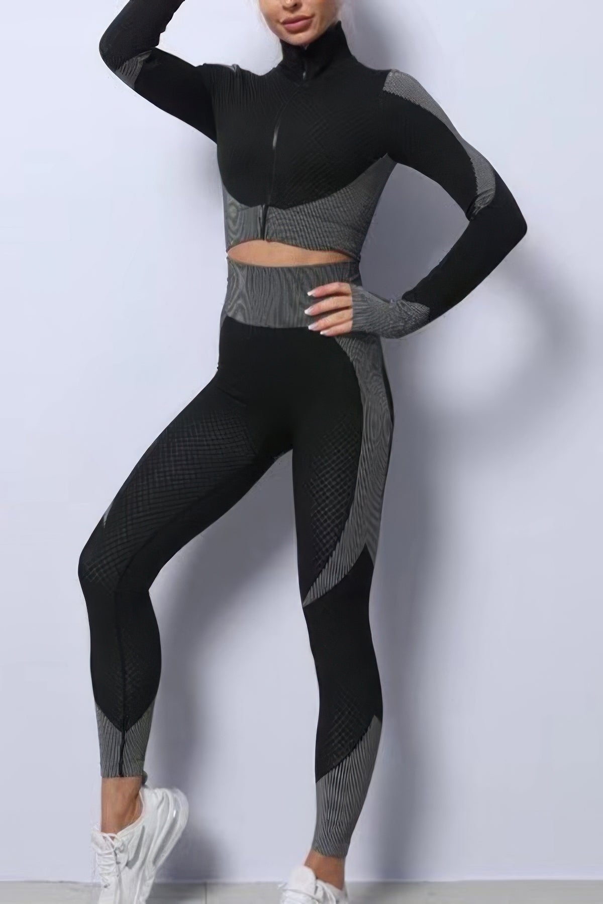 Women's Color Block Activewear Set – view 2