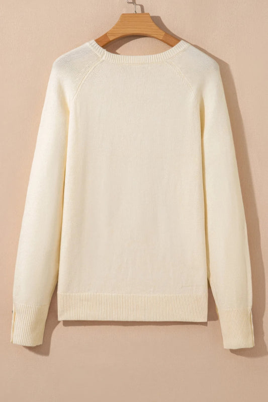 Women's Bishop Sleeve Crew Neck Sweater – view 2