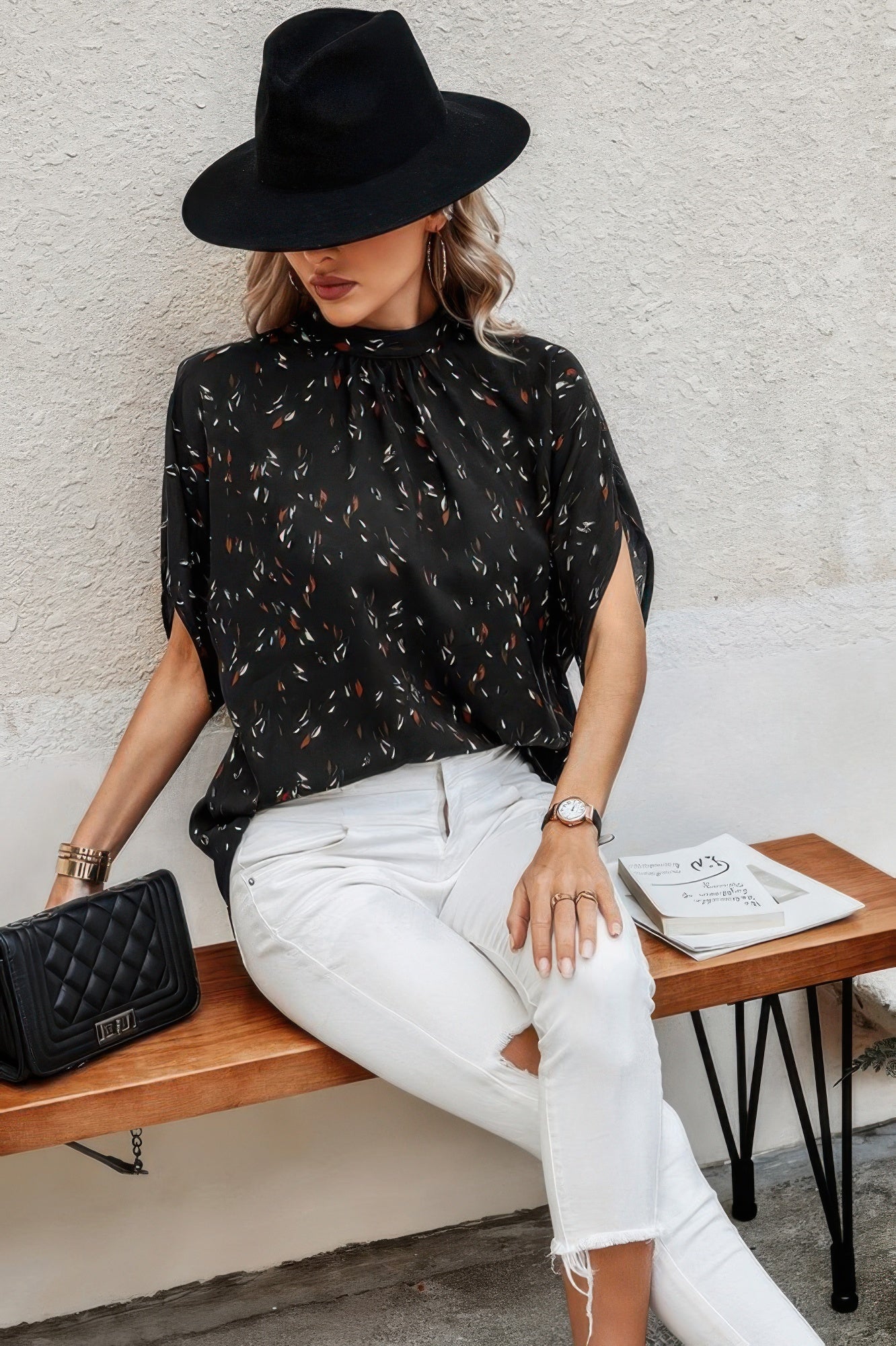 Leopard Open Back Knot Drop Top  Shop One Place
