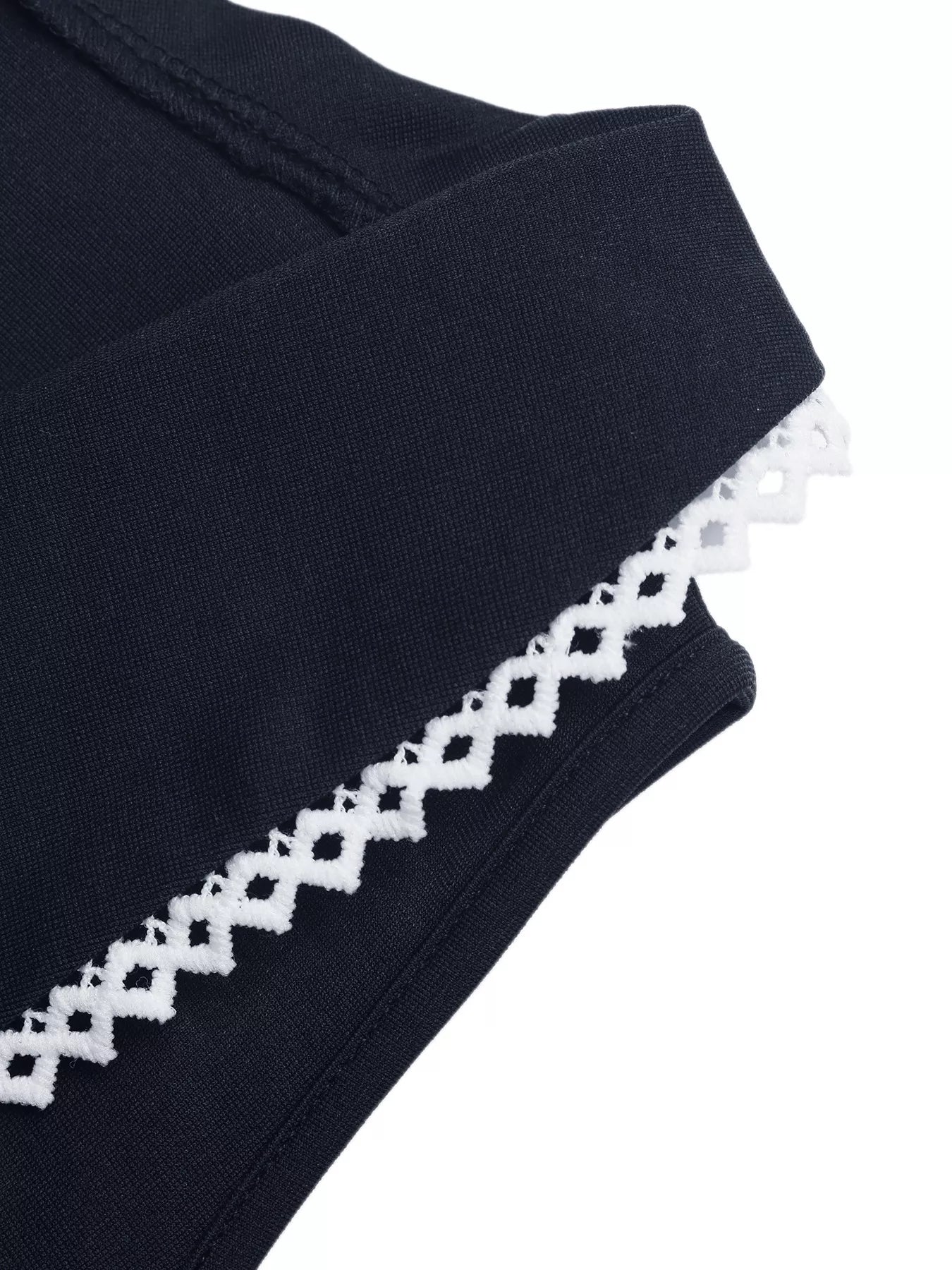 Lace Trim Tie-Front Vest  Shop One Place