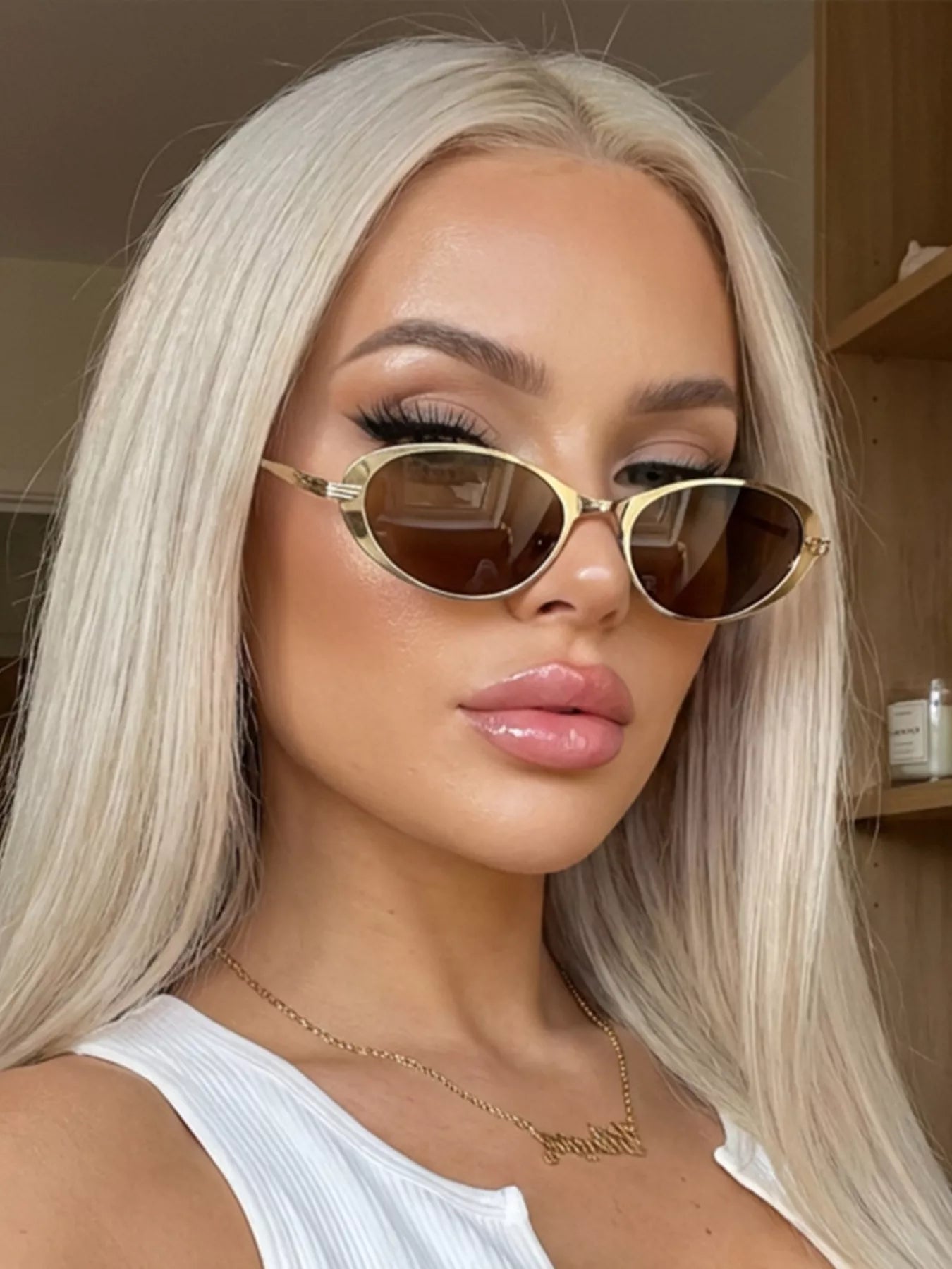 Vintage Oval Retro Sunglasses  Shop One Place