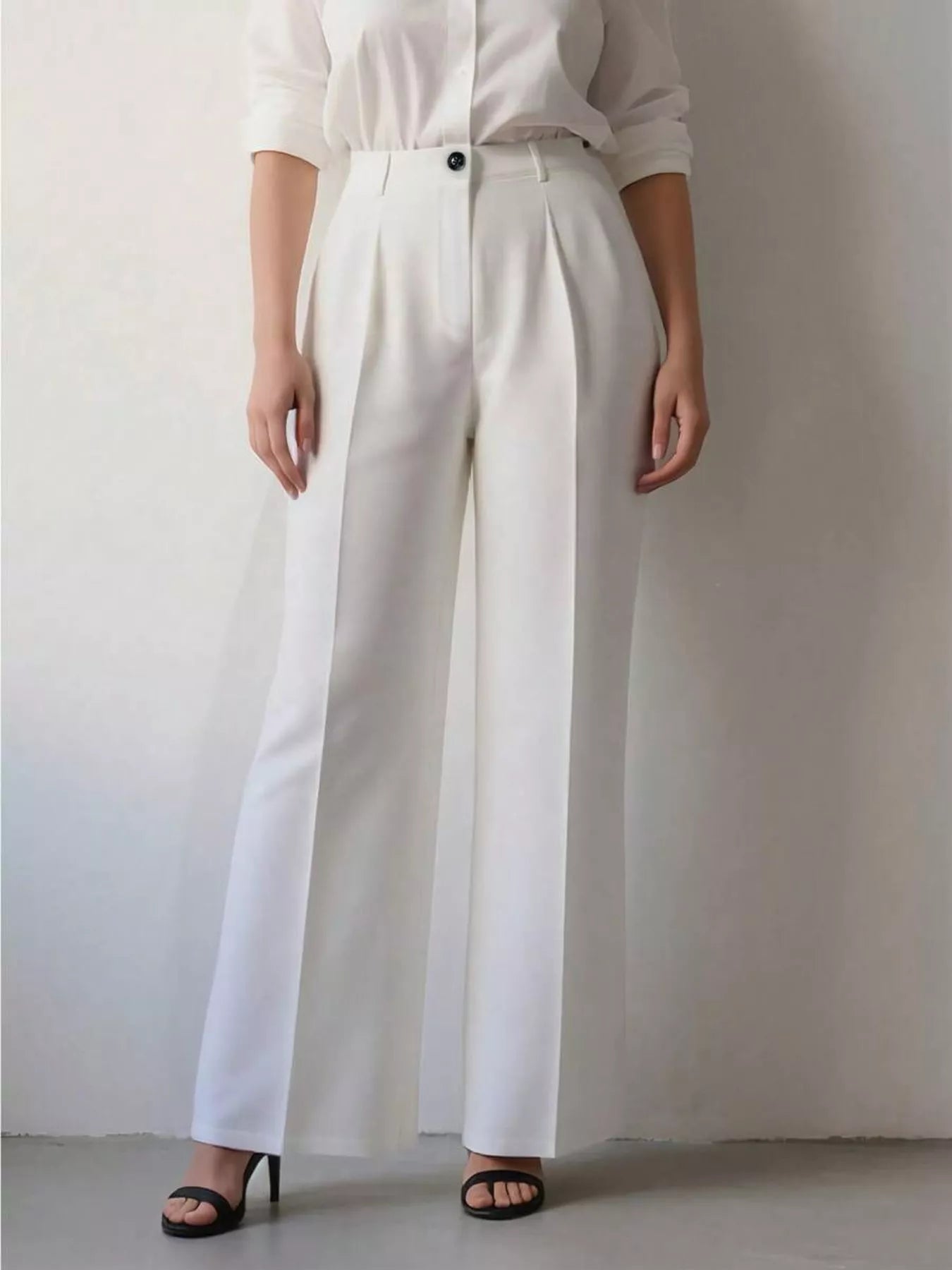 High-Waisted Wide Leg Pants  Shop One Place