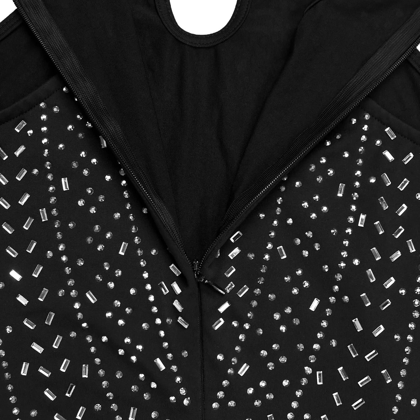 Sparkling Rhinestone Cutout Jumpsuit  Shop One Place