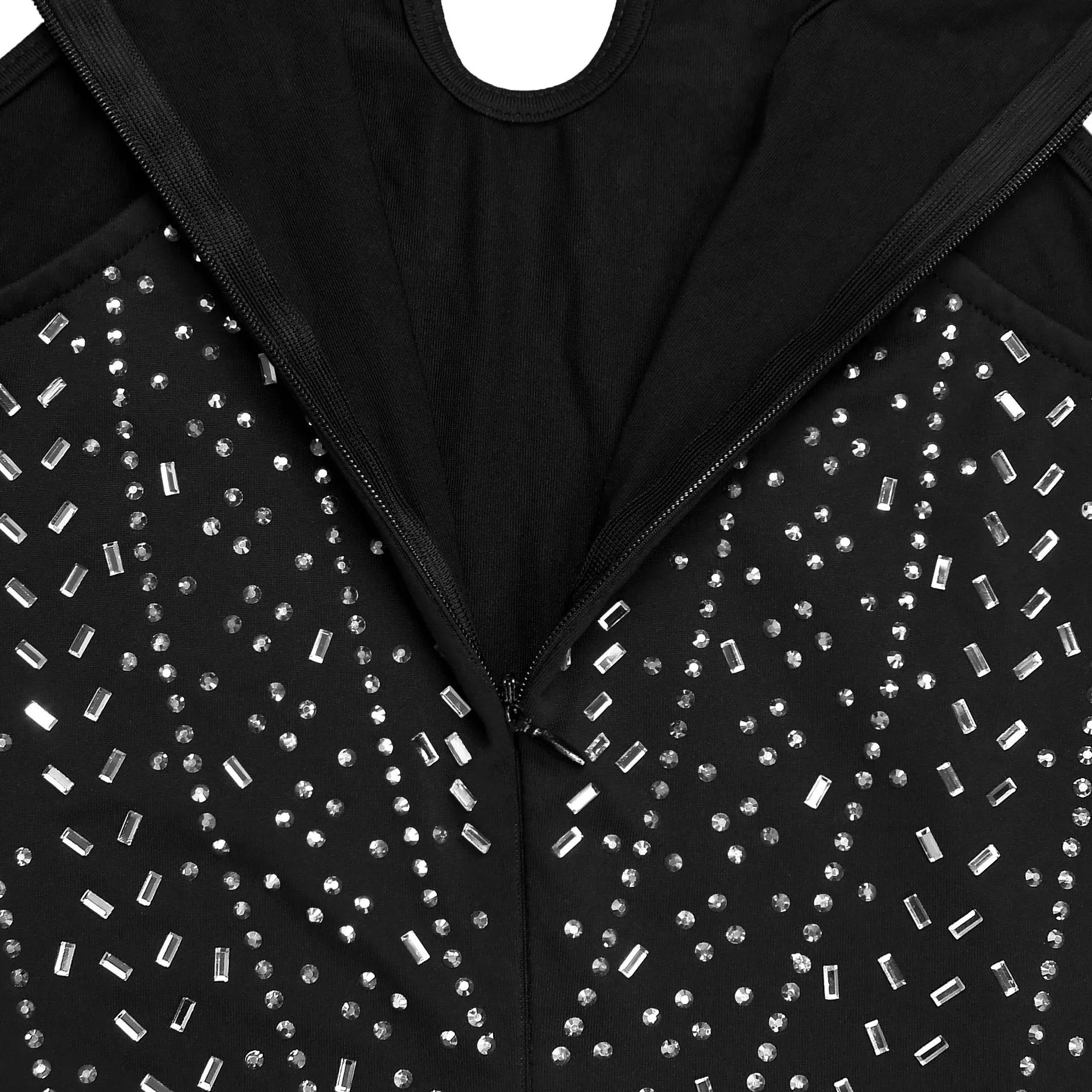 Sparkling Rhinestone Cutout Jumpsuit  Shop One Place