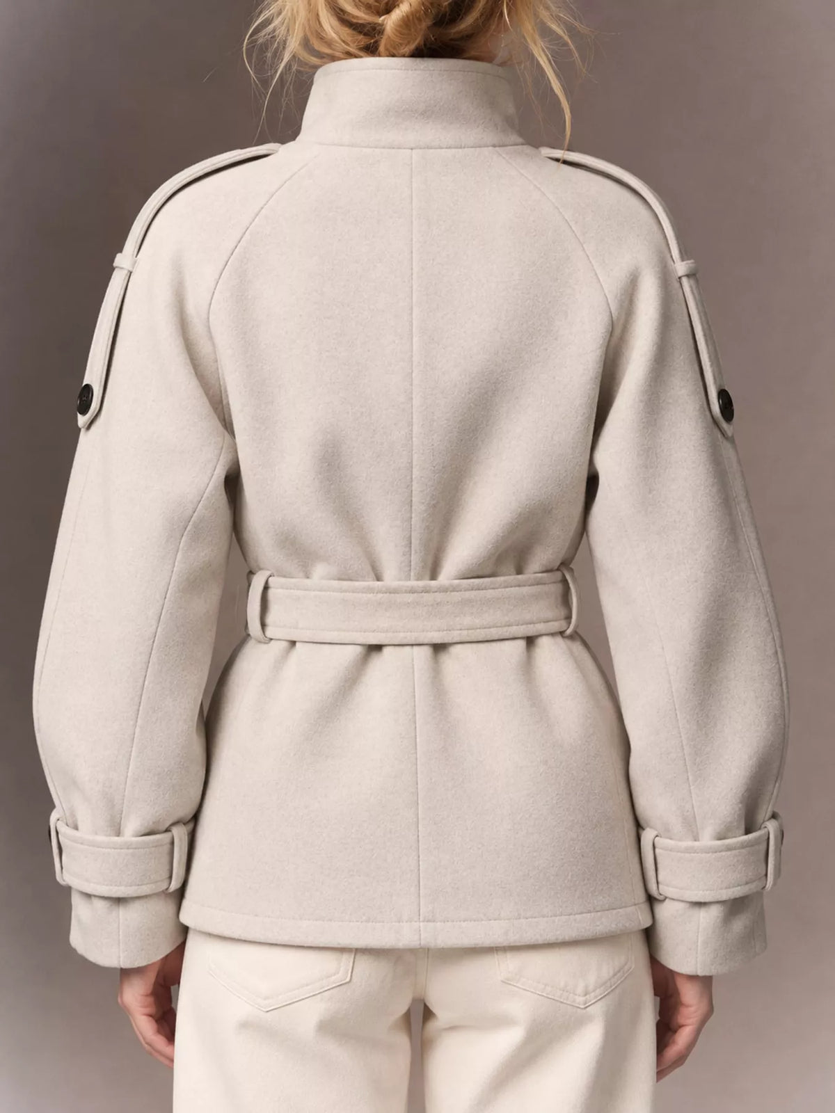 Women's Double-Breasted Belted Coat – view 2