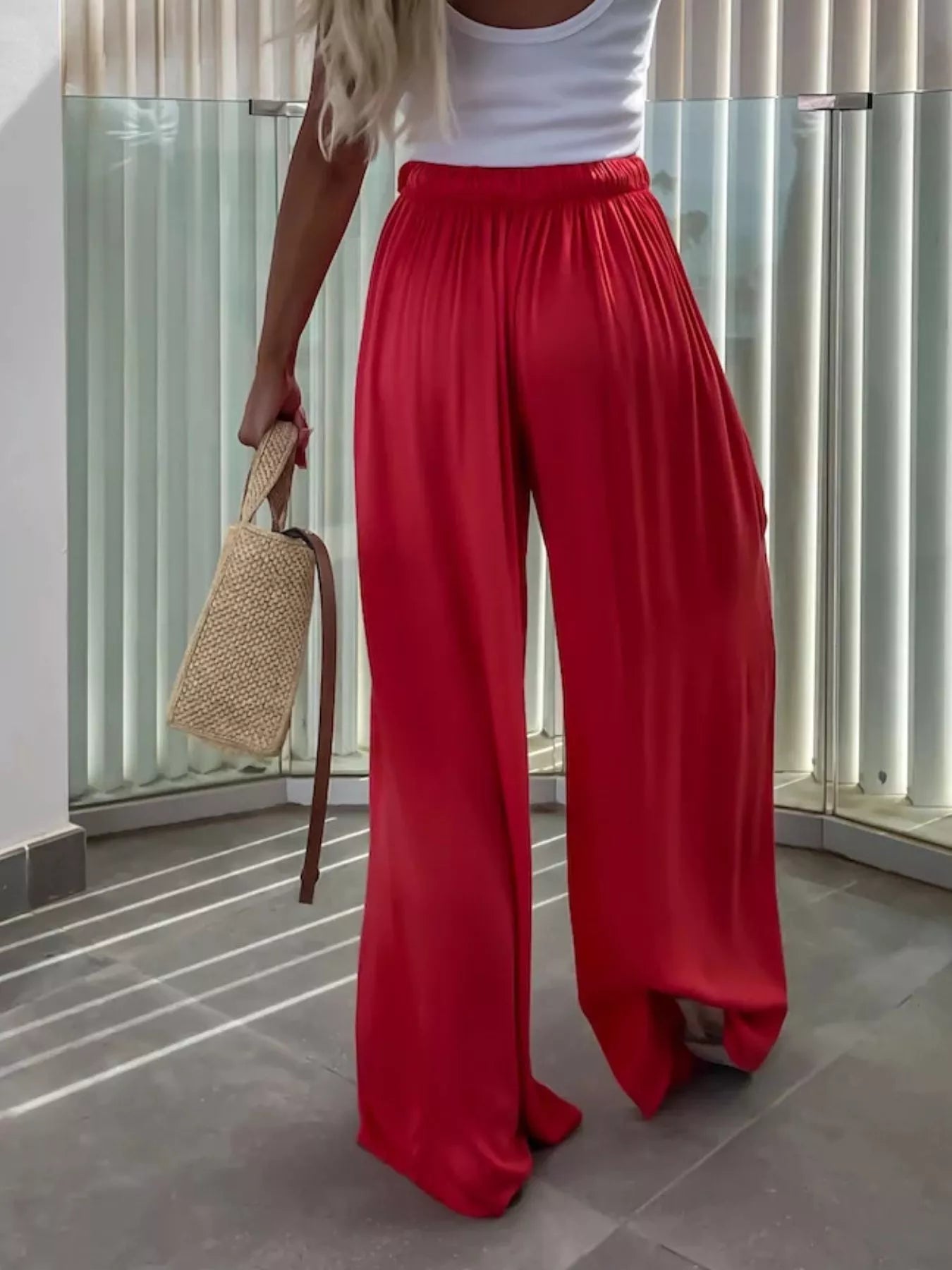 Wide-Leg Flowy Pants  Shop One Place