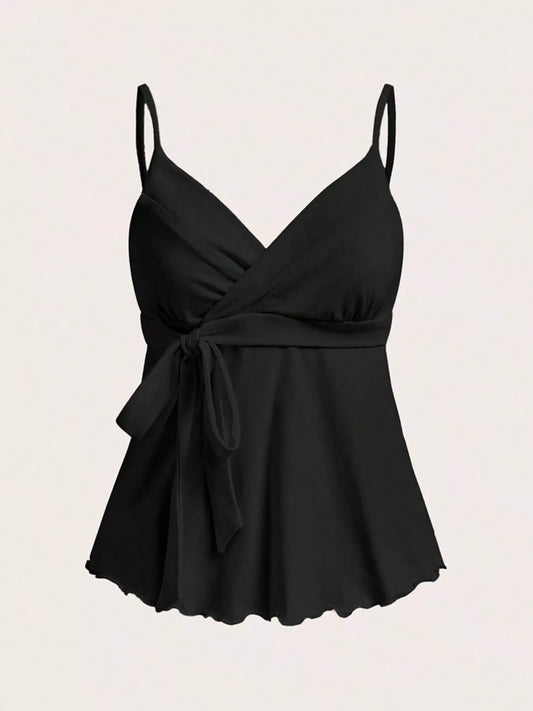 Wrap Tie Surplice Cami  Shop One Place
