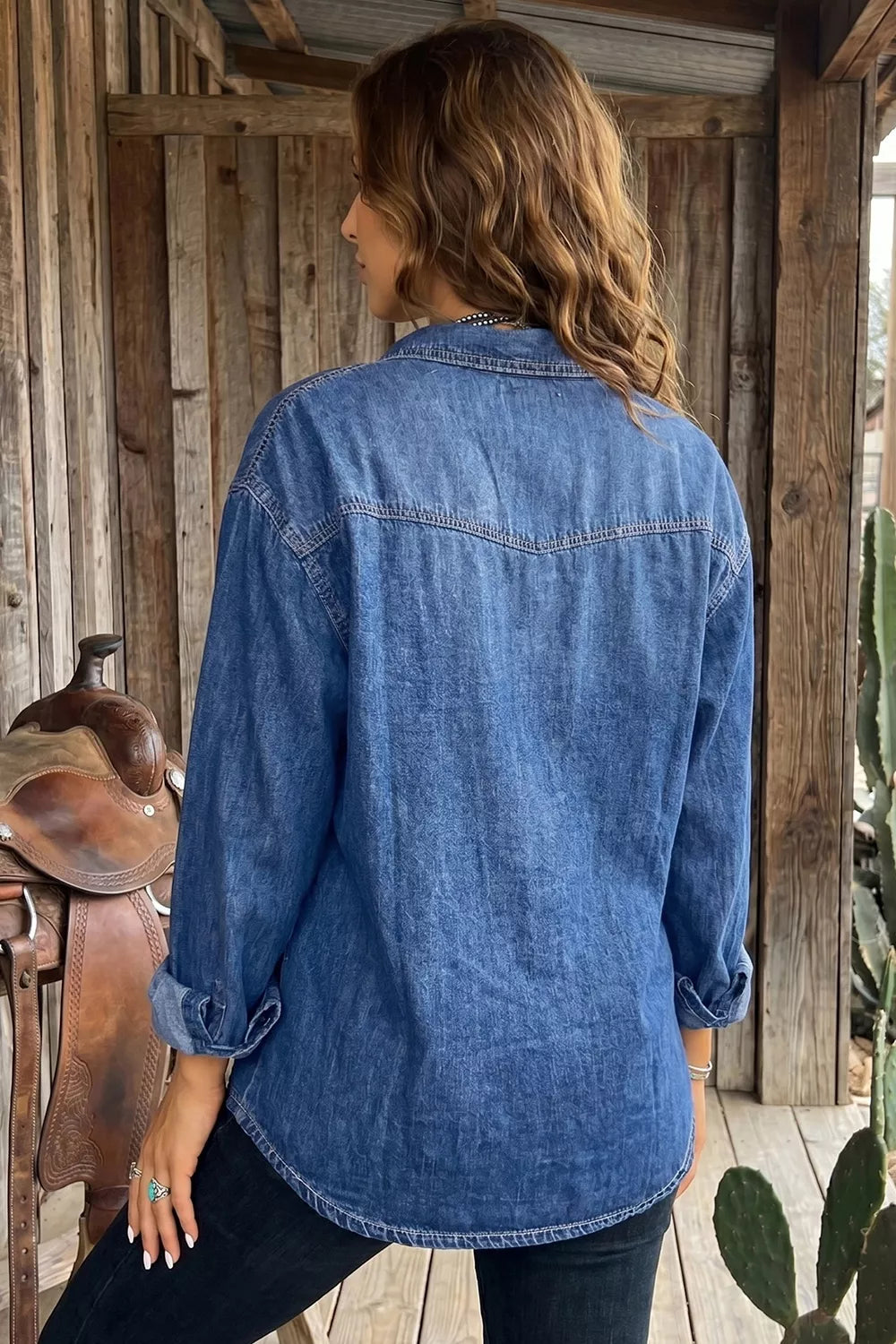 Women's Western Denim Shirt – view 6