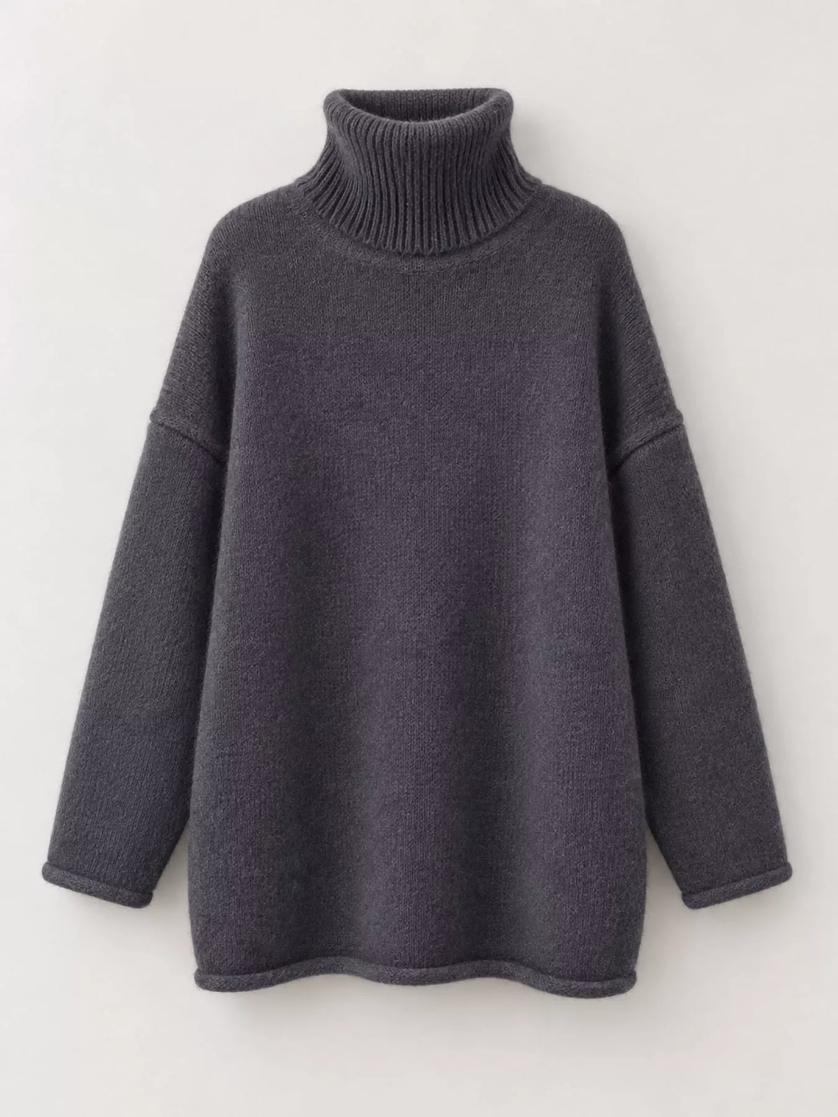 Women's Turtleneck Drop Shoulder Sweater – view 16
