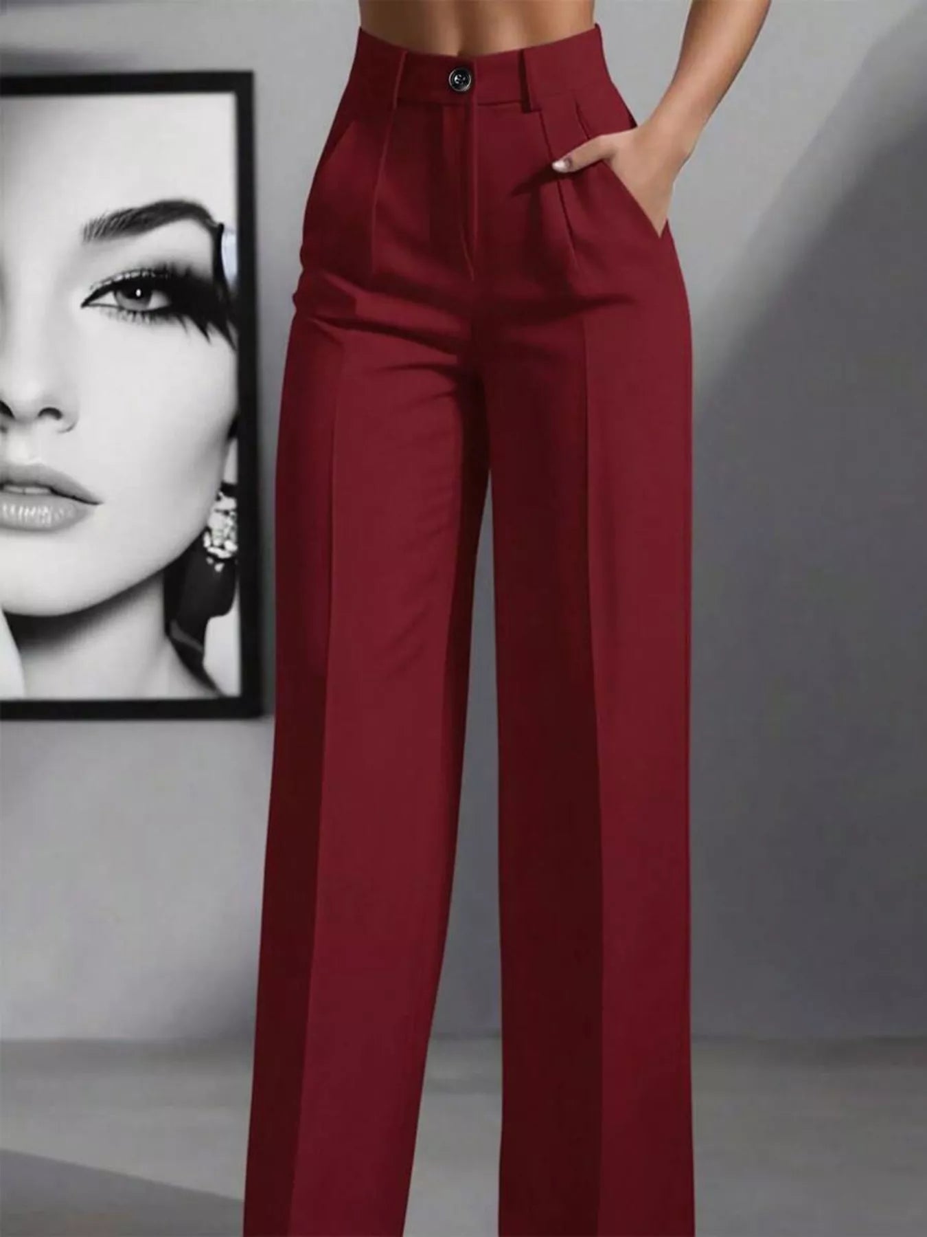 High-Waisted Wide Leg Pants  Shop One Place