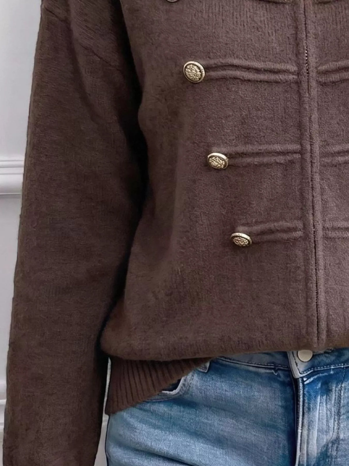 Women's Zip-Up Knit Cardigan – view 6