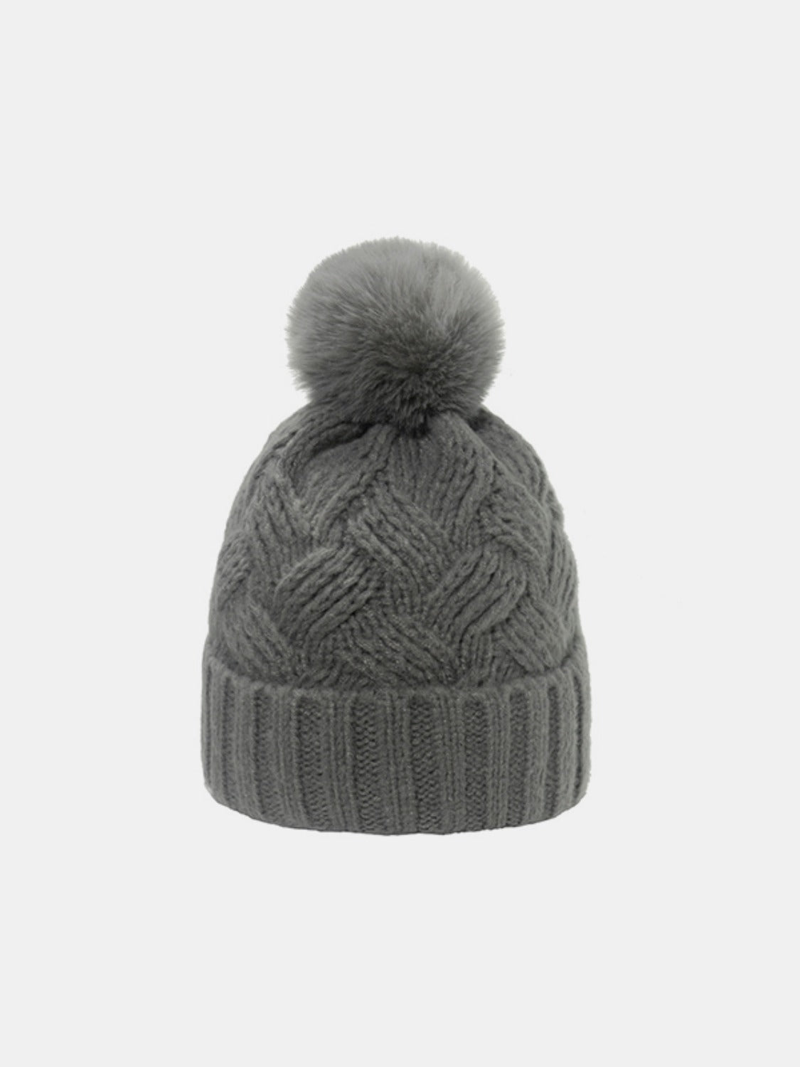 Roll Rim Cable-Knit Hat  Shop One Place