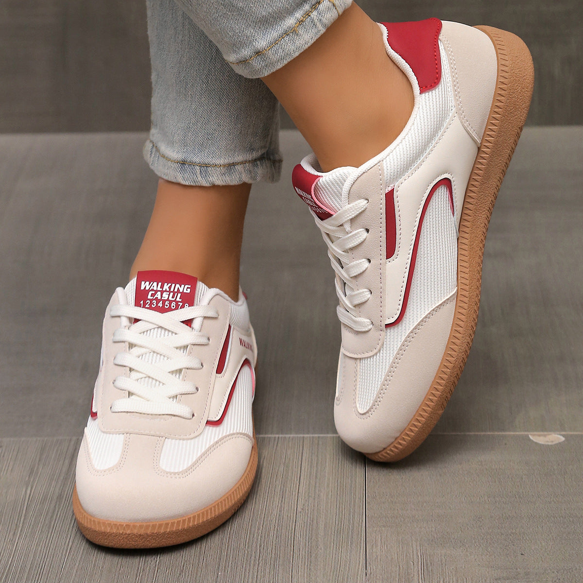 Lace Up Round Toe Sneakers  Shop One Place