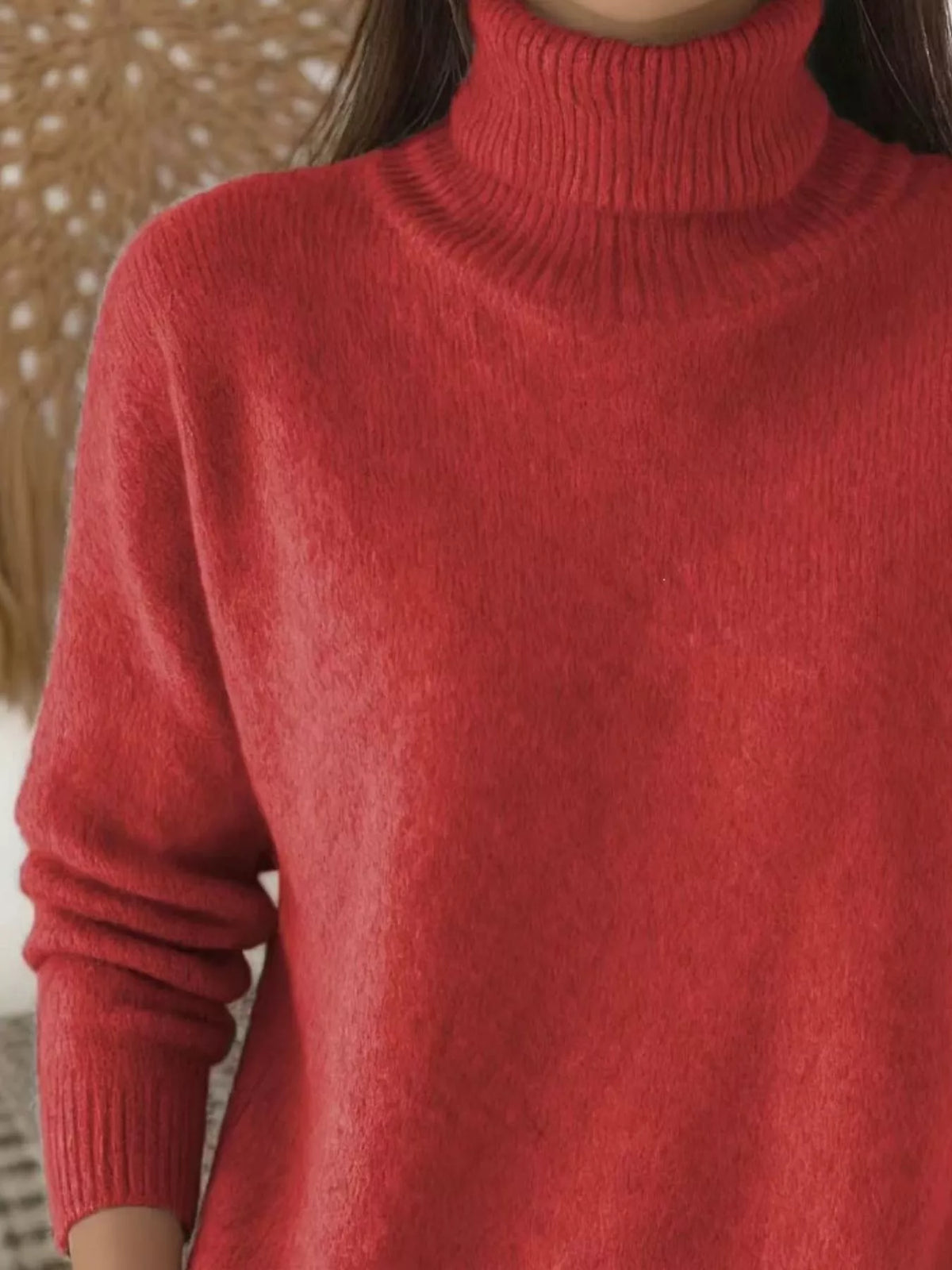 Women's Turtleneck Long Sleeve Sweater – view 22