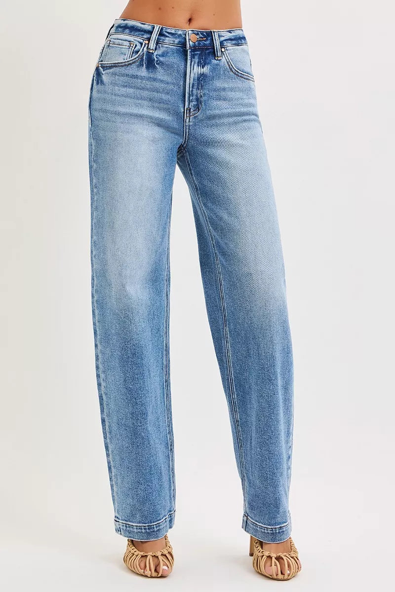 RISEN High Rise Wide Baggy Jeans  Shop One Place