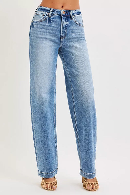 RISEN High Rise Wide Baggy Jeans  Shop One Place