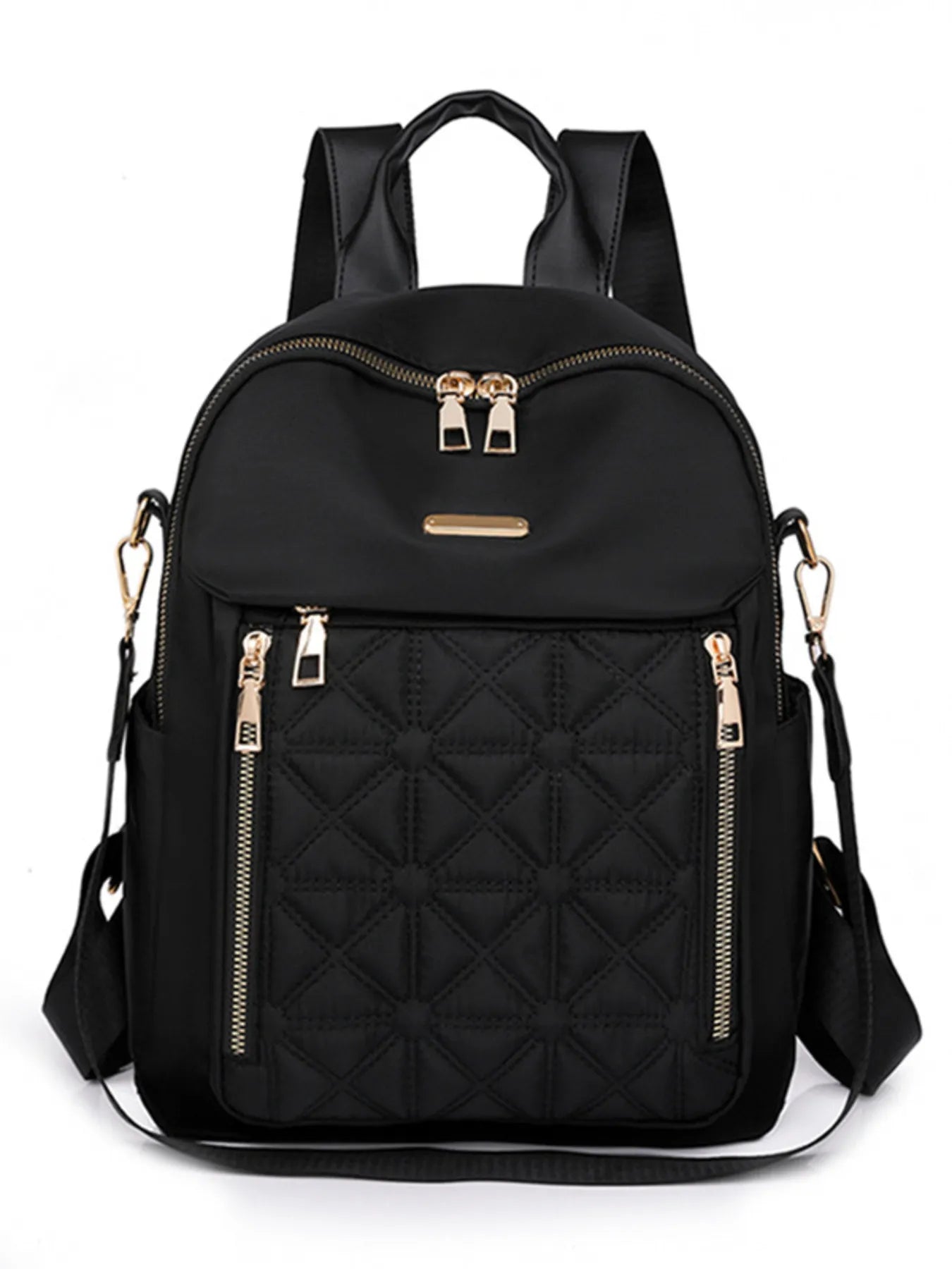 Quilted Oxford Cloth Backpack Bag  Shop One Place