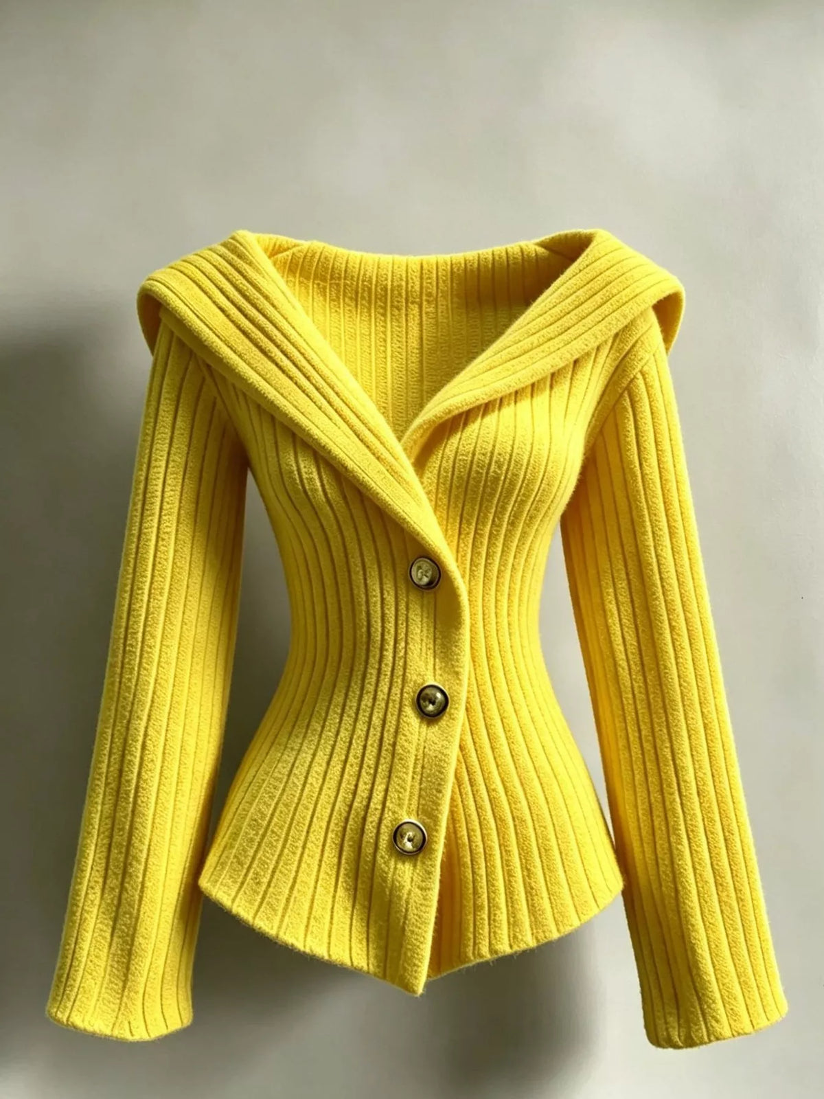 Women's Ribbed Knit Button-Down Cardigan – view 15