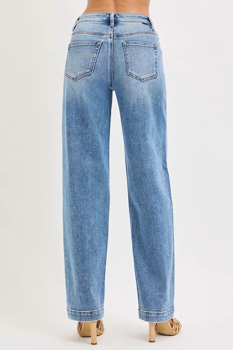 RISEN High Rise Wide Baggy Jeans  Shop One Place