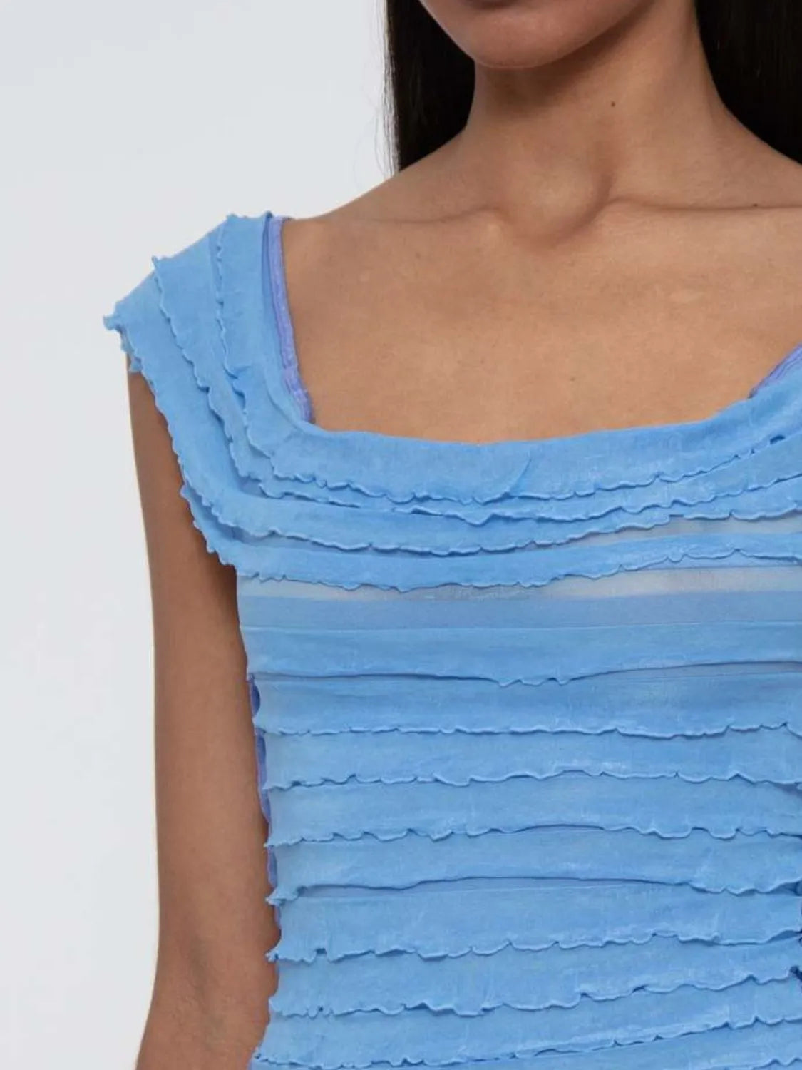 Ruched Solid Tank  Shop One Place