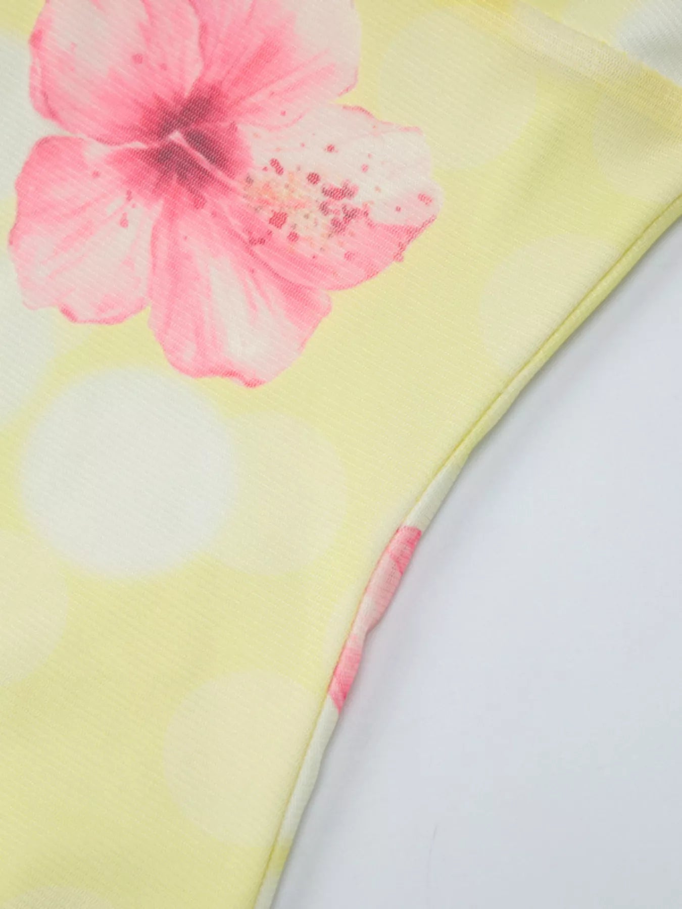 Sheer Floral Print Sleeveless Asymmetrical Mini Dress  Shop One Place