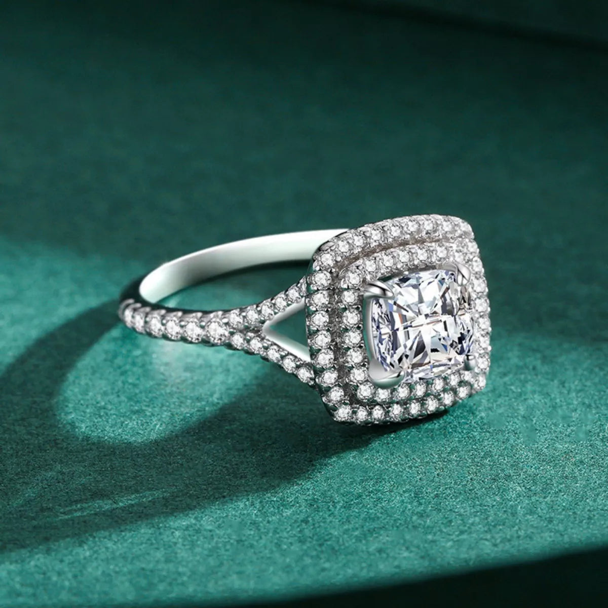 5 Carat Moissanite 925 Sterling Silver Ring  Shop One Place