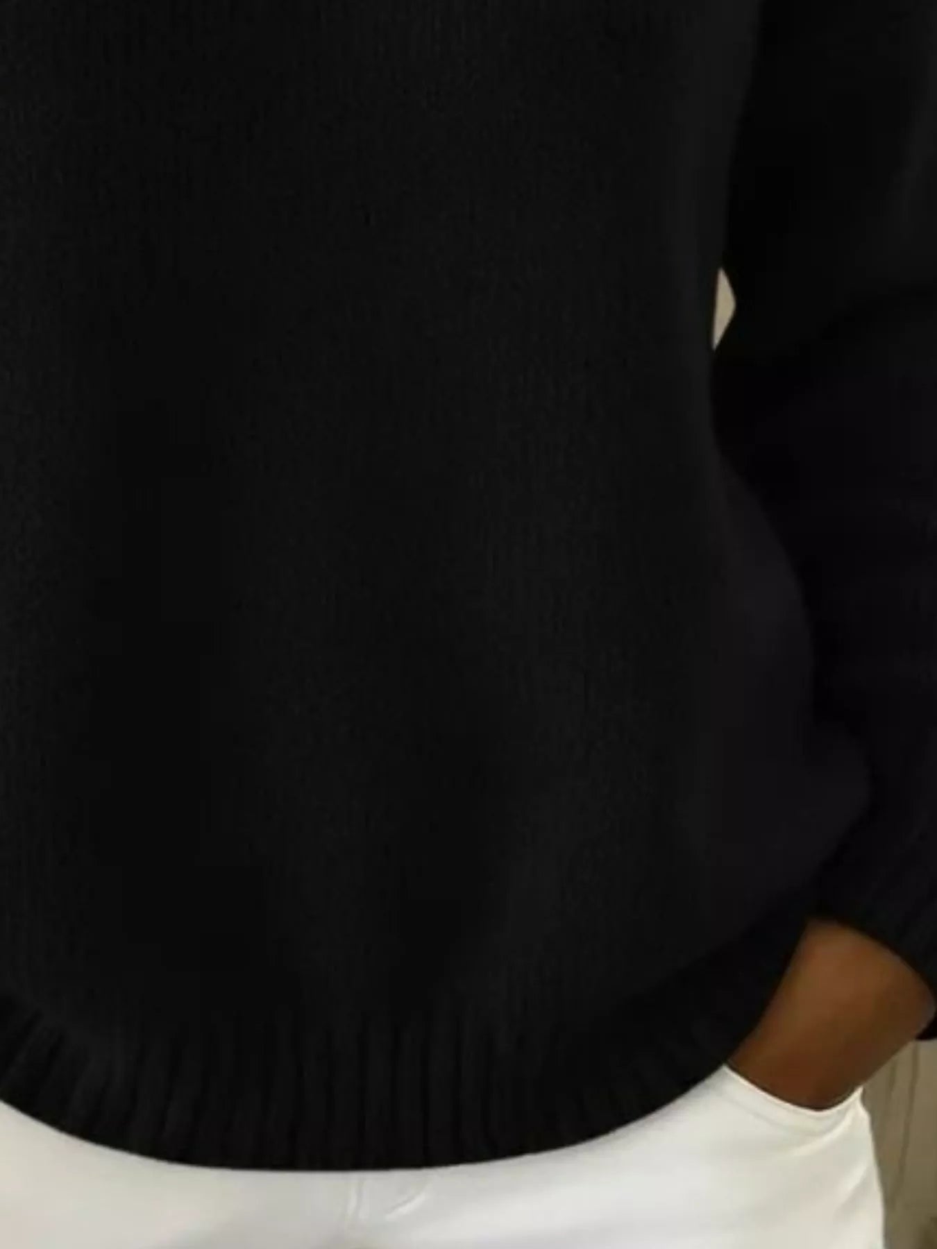 Full Size Button Detail Dropped Shoulder Sweater Plus Size  Shop One Place