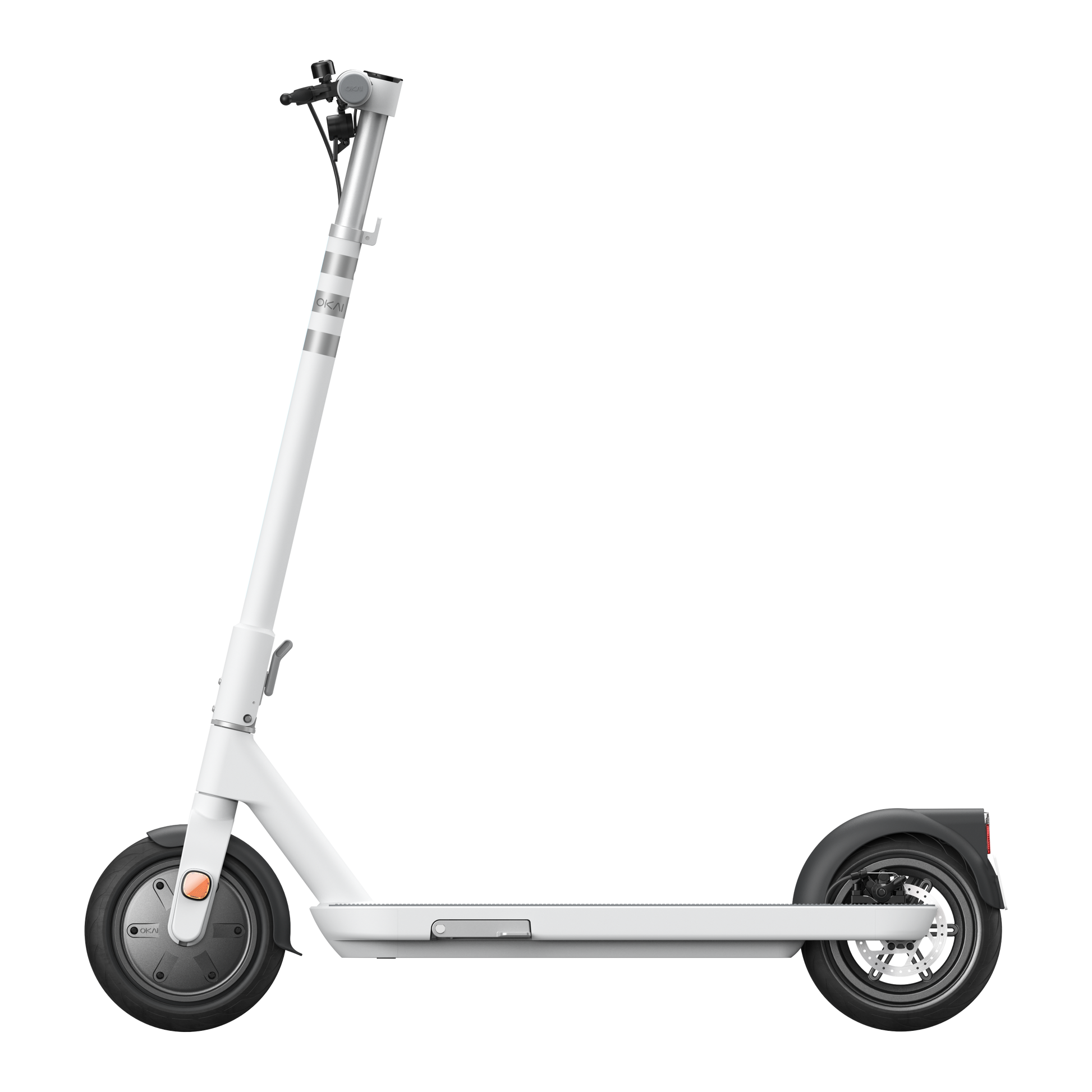 Foldable Electric Scooter w/18.6 Miles Max Operating Range & 15.5 mph Max Speed - White  Shop One Place