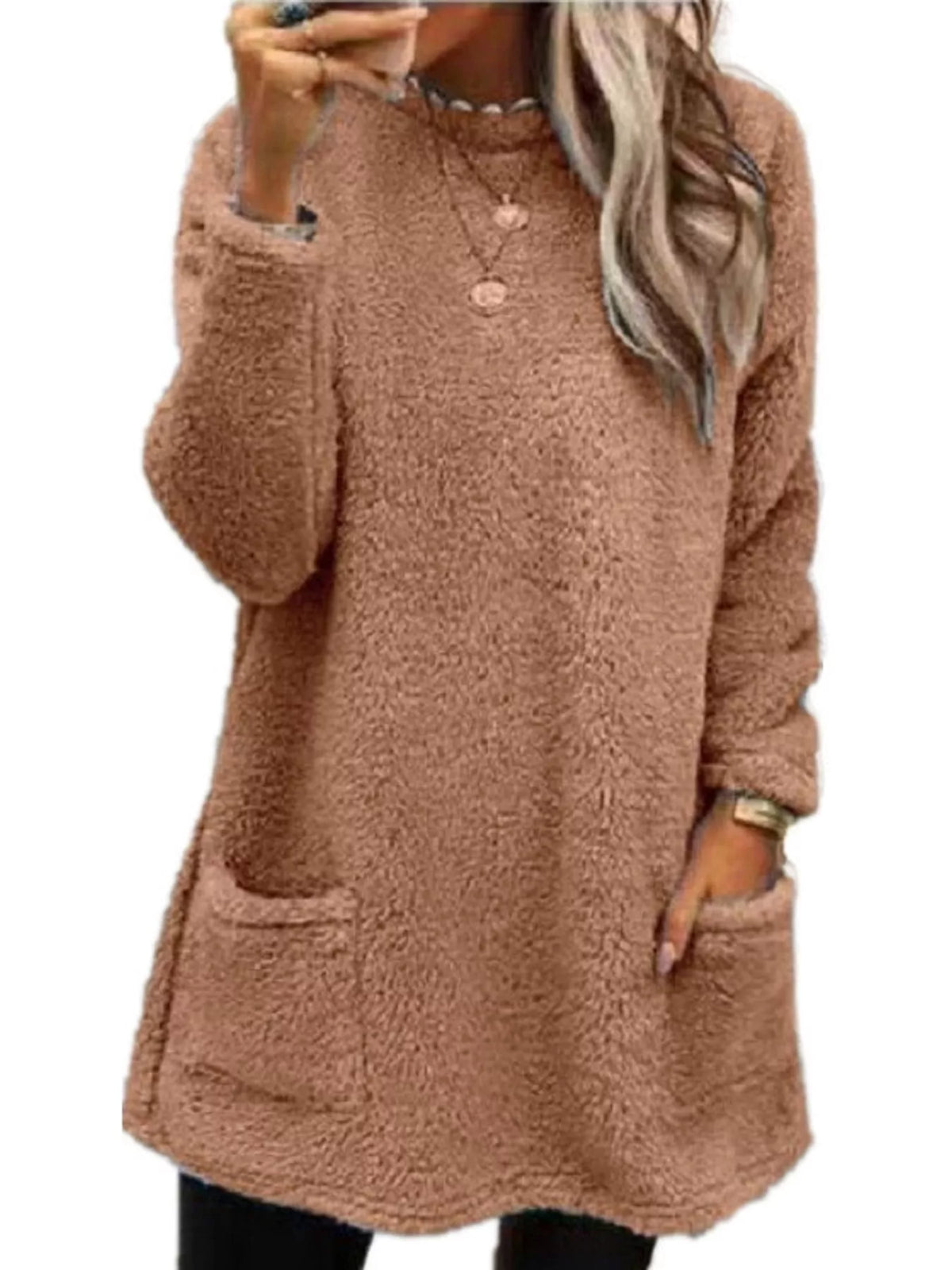 Women's Fleece Drop Shoulder Sweatshirt – view 14