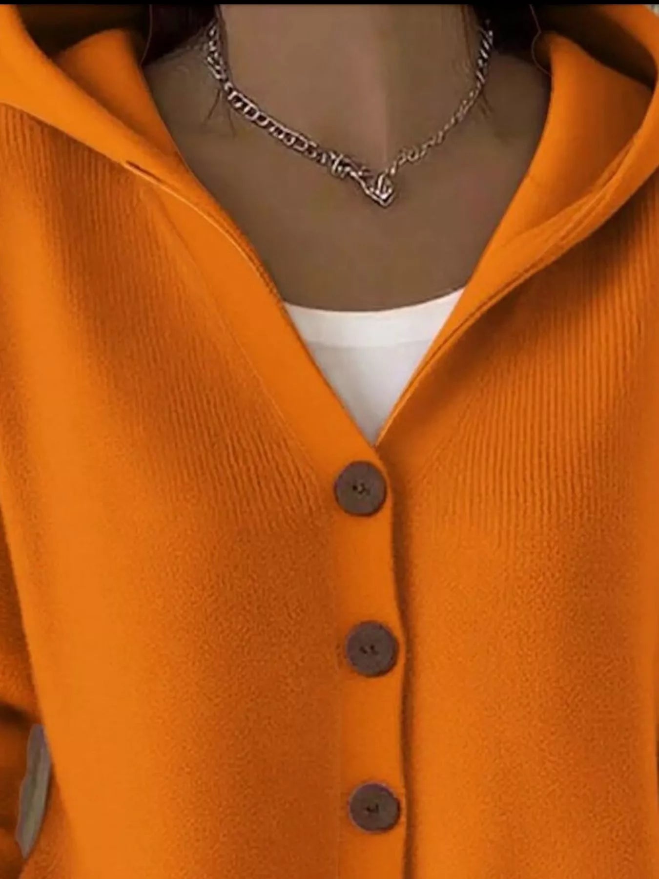 Full Size Button Up Long Sleeve Cardigan Plus Size  Shop One Place