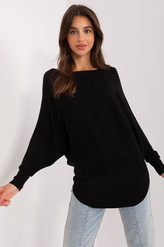 Black Women's Batwing Sweater