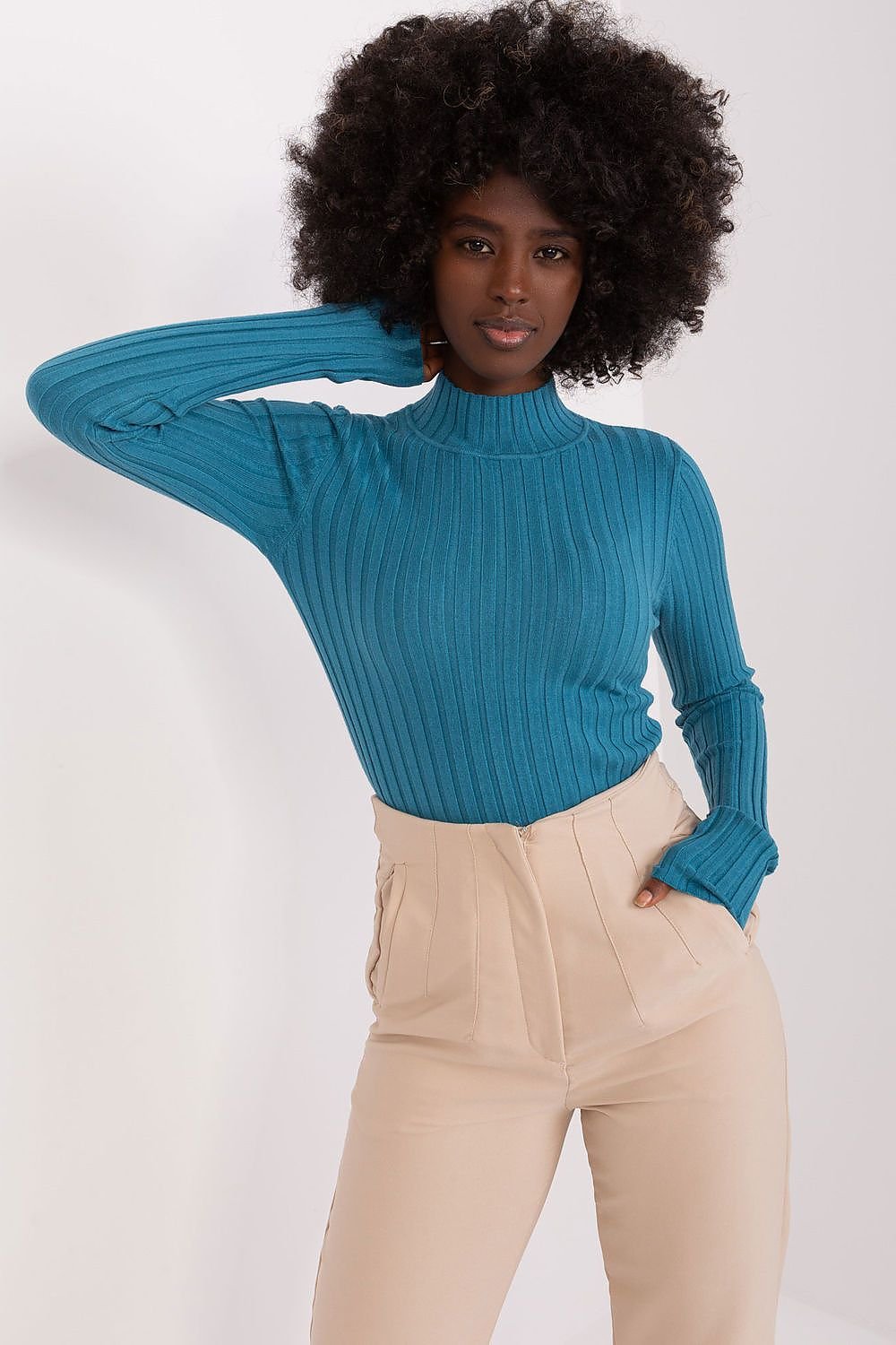 Low-key turtleneck sweater