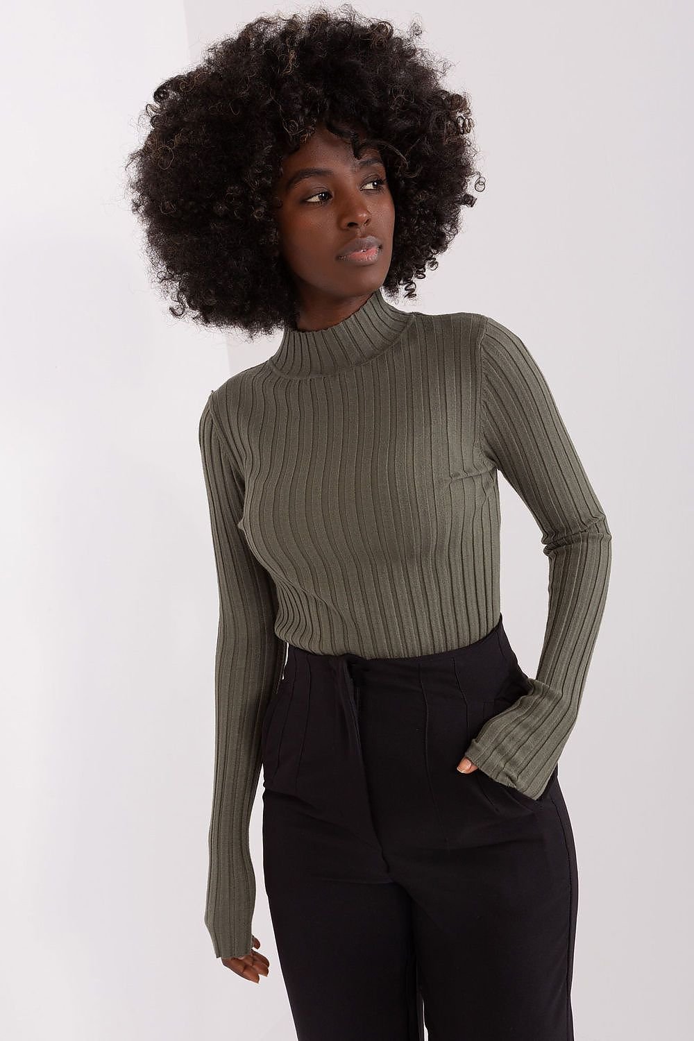 Low-key turtleneck sweater