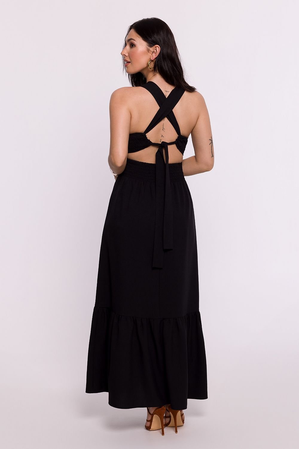 BeWear Comfortable Open Back Maxi