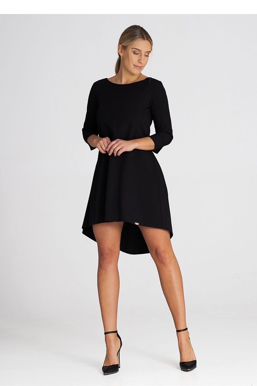 Elegant Asymmetrical Cocktail Dress