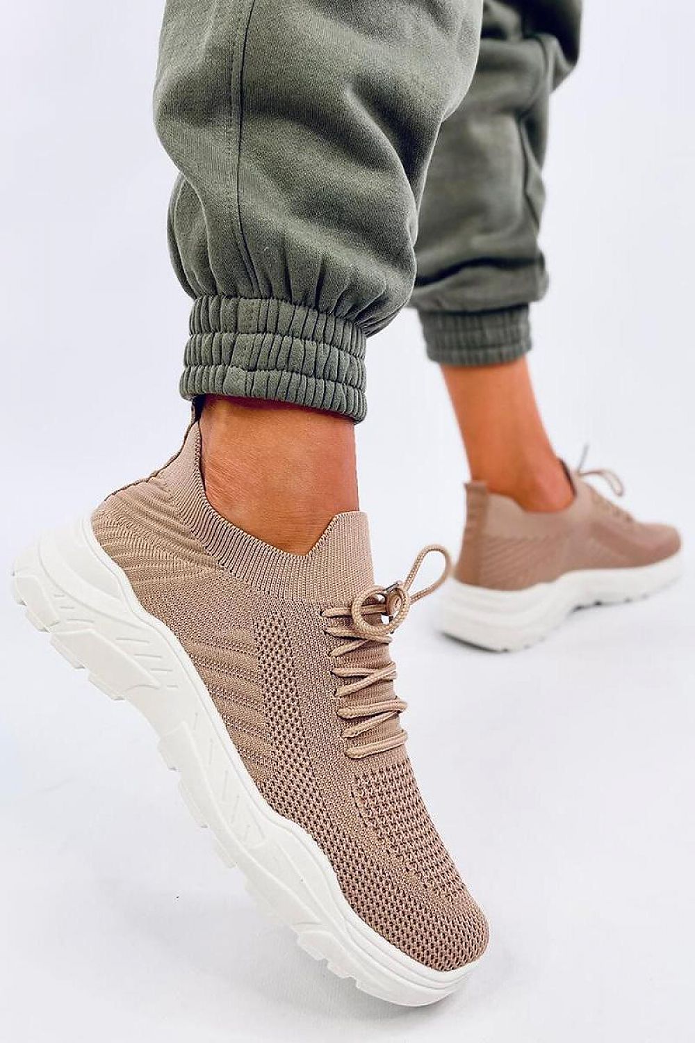 Brown Inello Sock Sports Shoes  Shop One Place