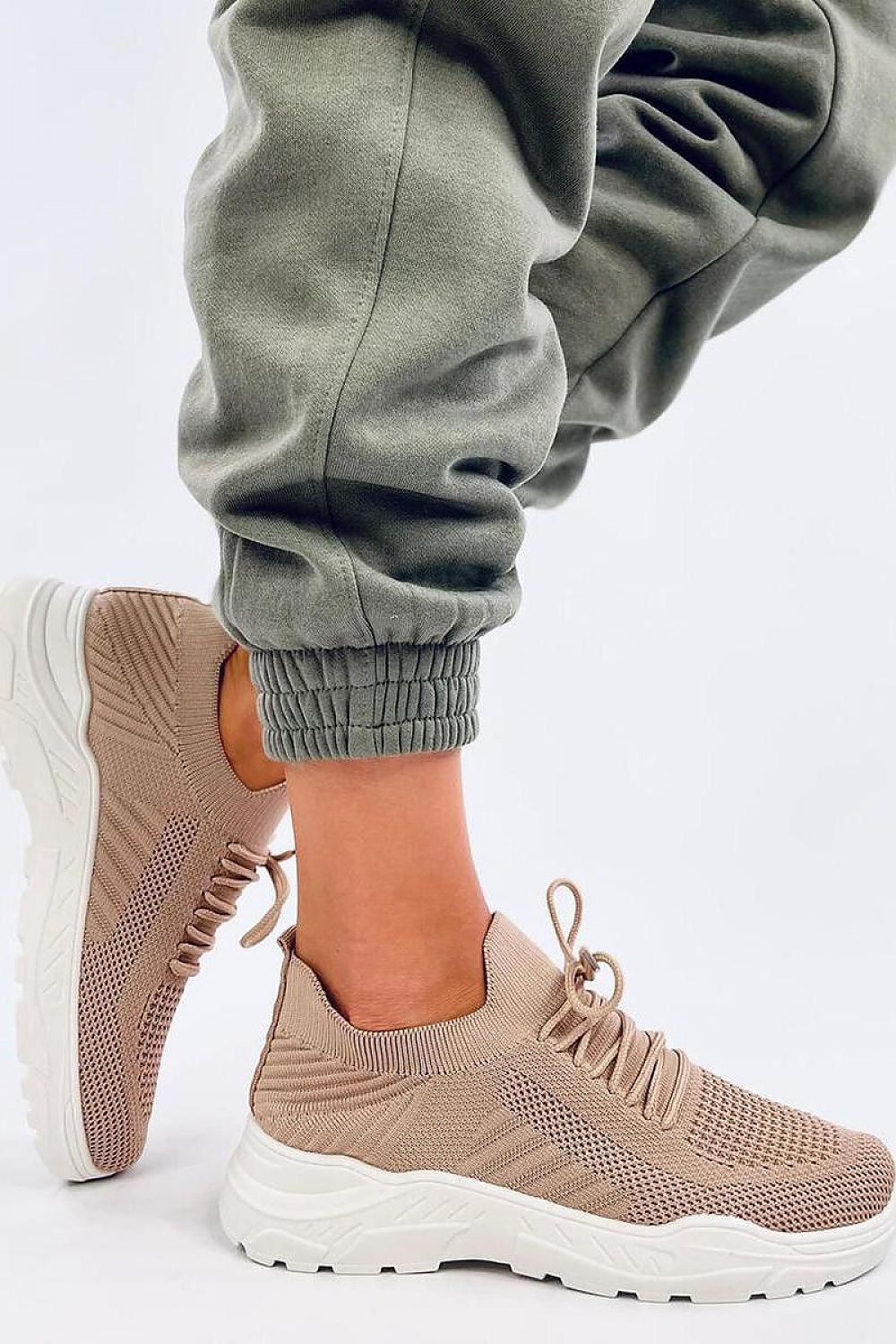 Brown Inello Sock Sports Shoes  Shop One Place