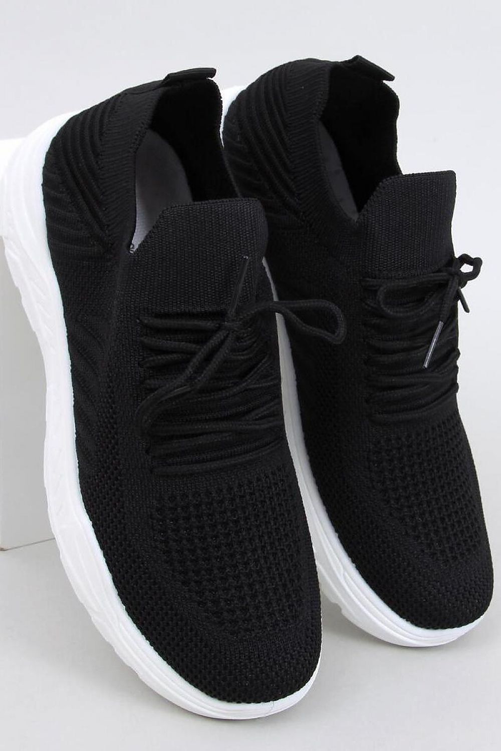 Black Inello Sock Sports Shoes  Shop One Place