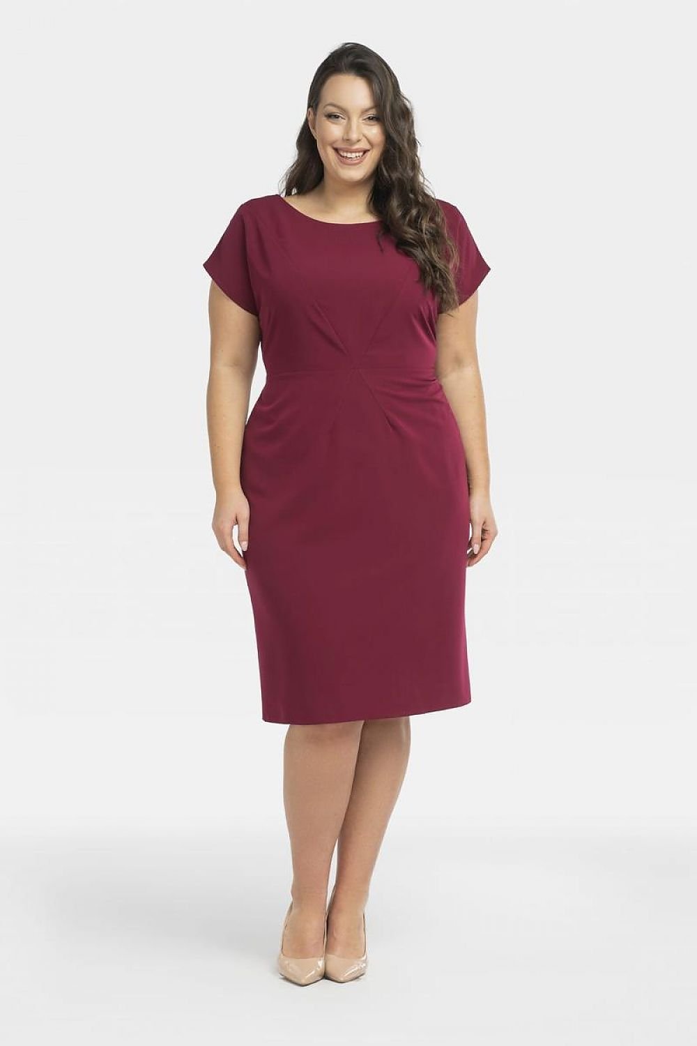 Pencil dress with decorative stitching OTTO